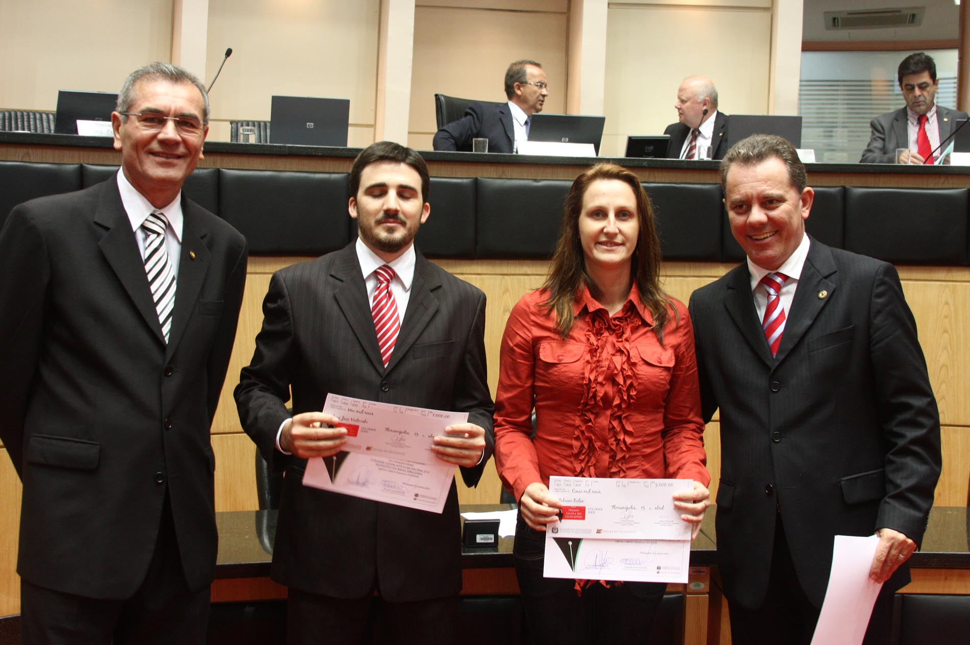 Entrega do Premio Escola do Legislativo