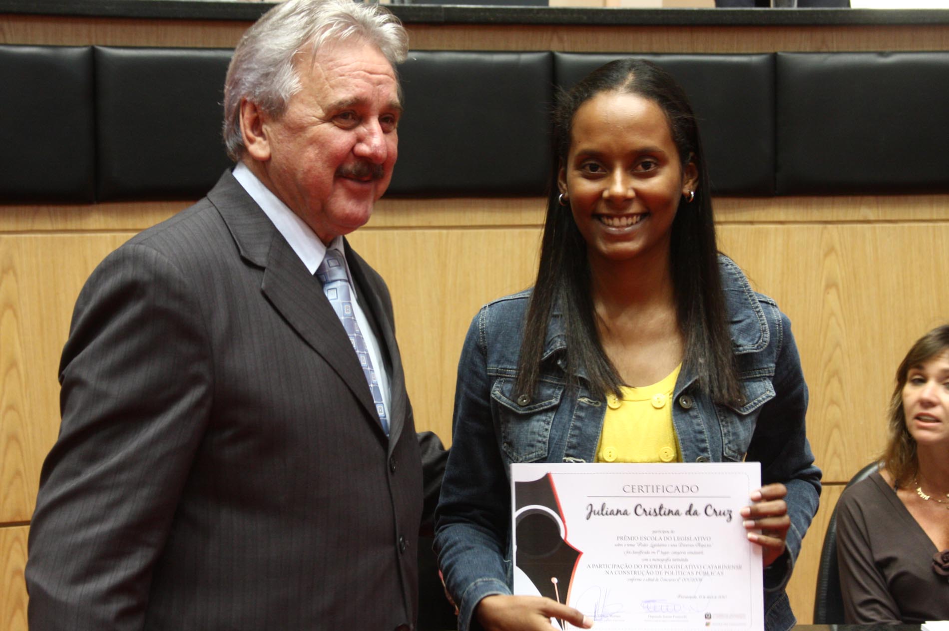 Entrega do Premio Escola do Legislativo