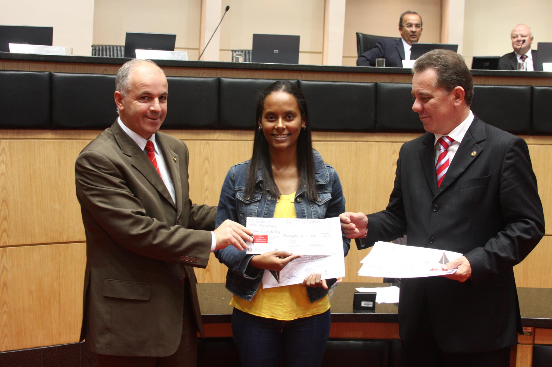 Entrega do Premio Escola do Legislativo