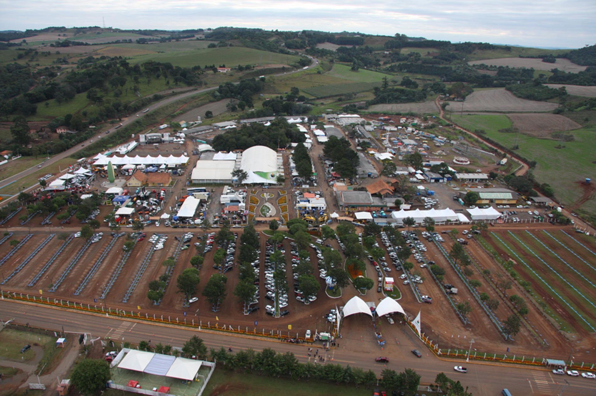 XV Festa do Milho – Vista aérea