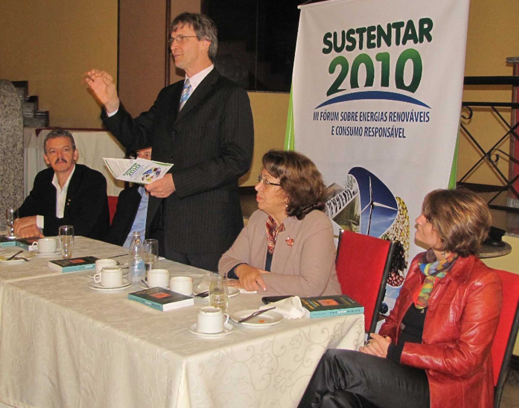 Fórum Sustentar 2010 é lançado em Chapecó