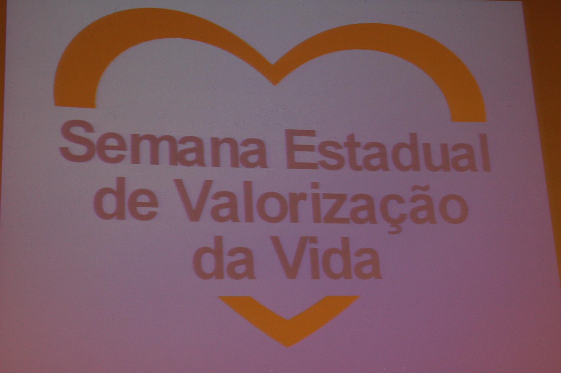 1ª Semana Estadual de Valorização da Vida