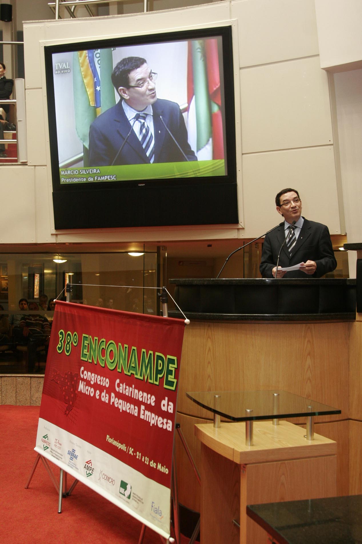 Sessão Especial em homenagem à Federação das Associações de Micro e Pequenas Empresas de Santa Catarina - FAMPESC