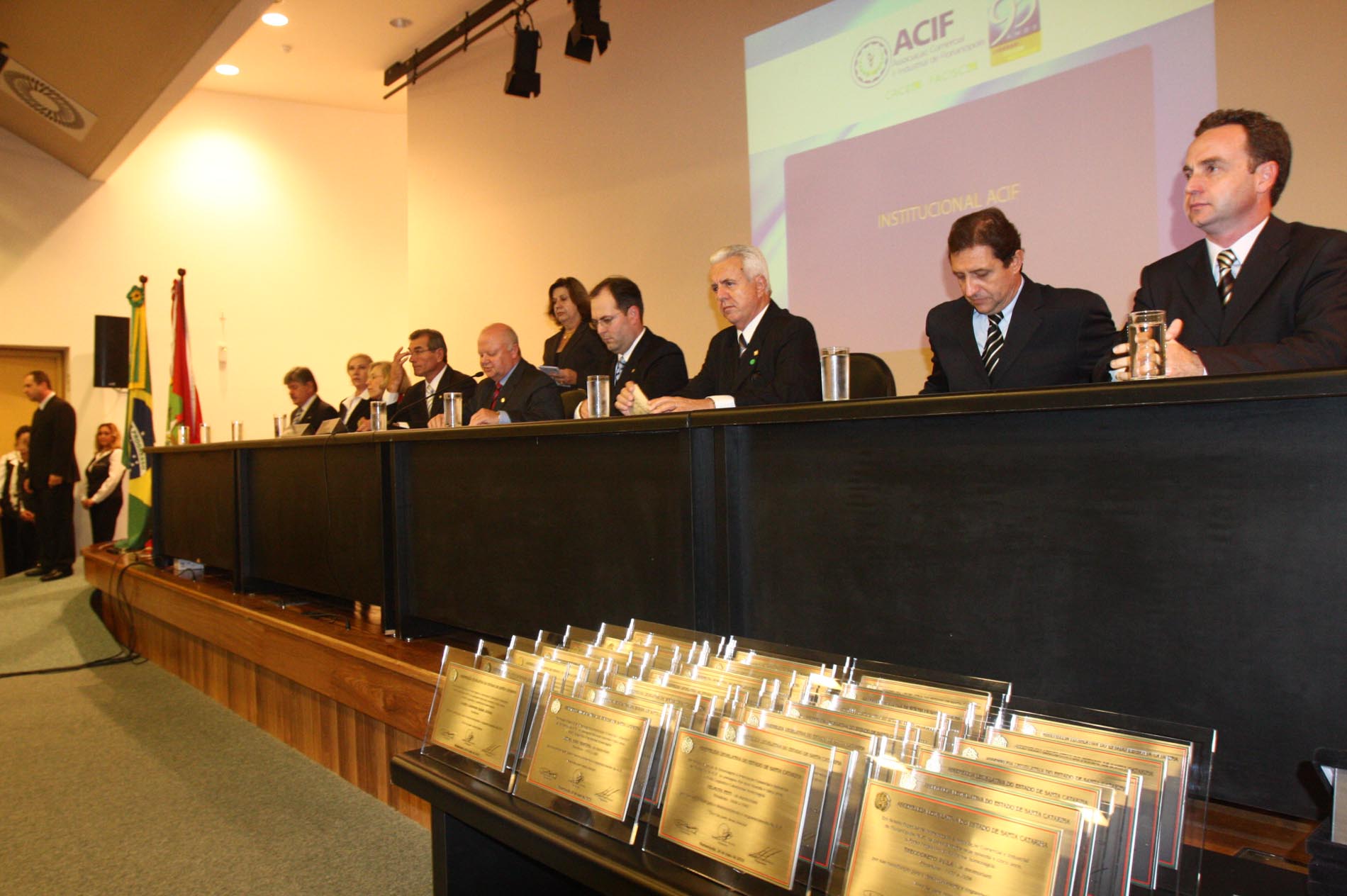 Sessão Especial em homenagem aos 95 anos da Associação Comercial e Industrial de Florianópolis - ACIF