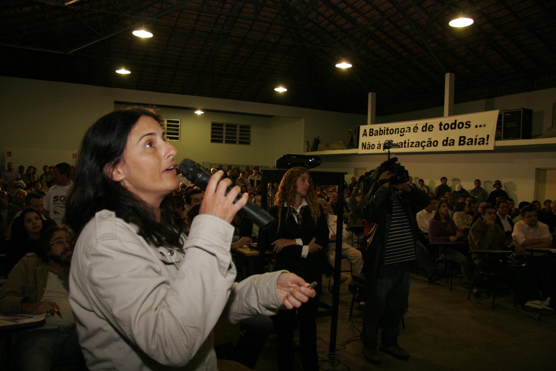 Audiência Pública sobre os impactos Socioambientais do Porto Mar Azul - Local: Salão Paroquial da Igreja Matriz
