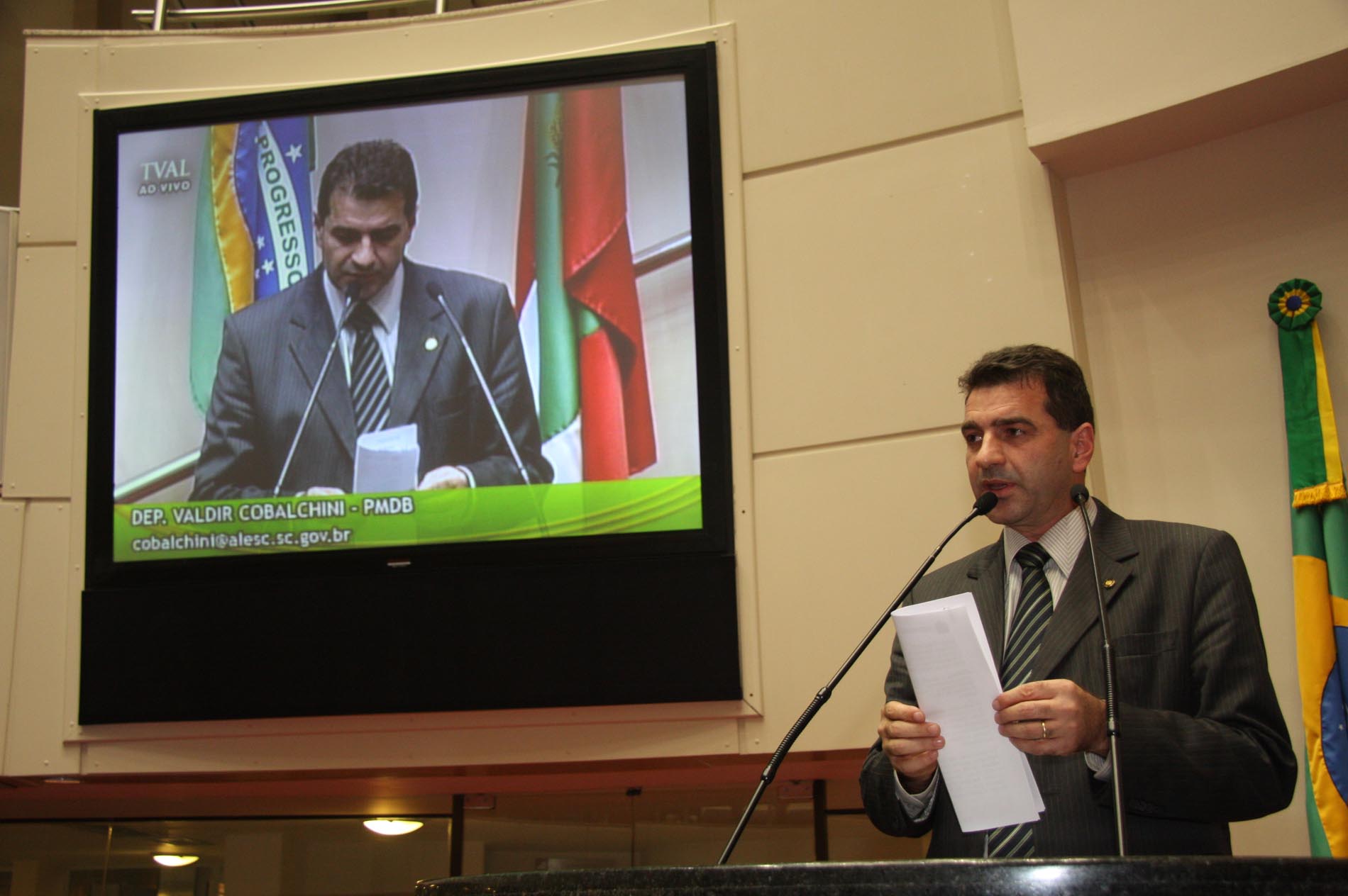 Deputado Valdir Cobalchini (PMDB)
