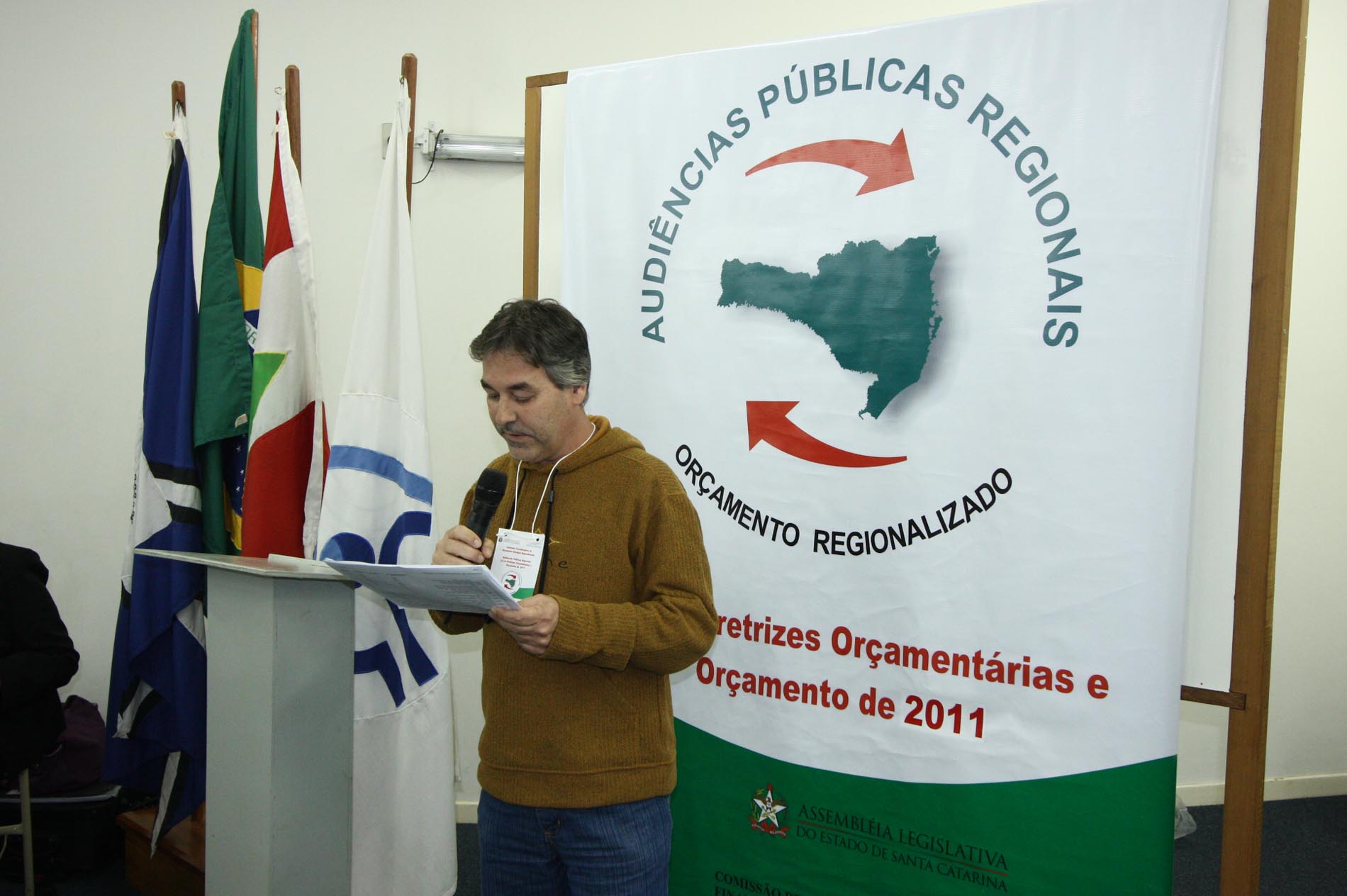 Audiência Pública Regional sobre a Lei de Diretrizes Orçamentária (LDO) 2010 e Lei Orçamentária Anual (LOA) 2011 - Tubarão/SC