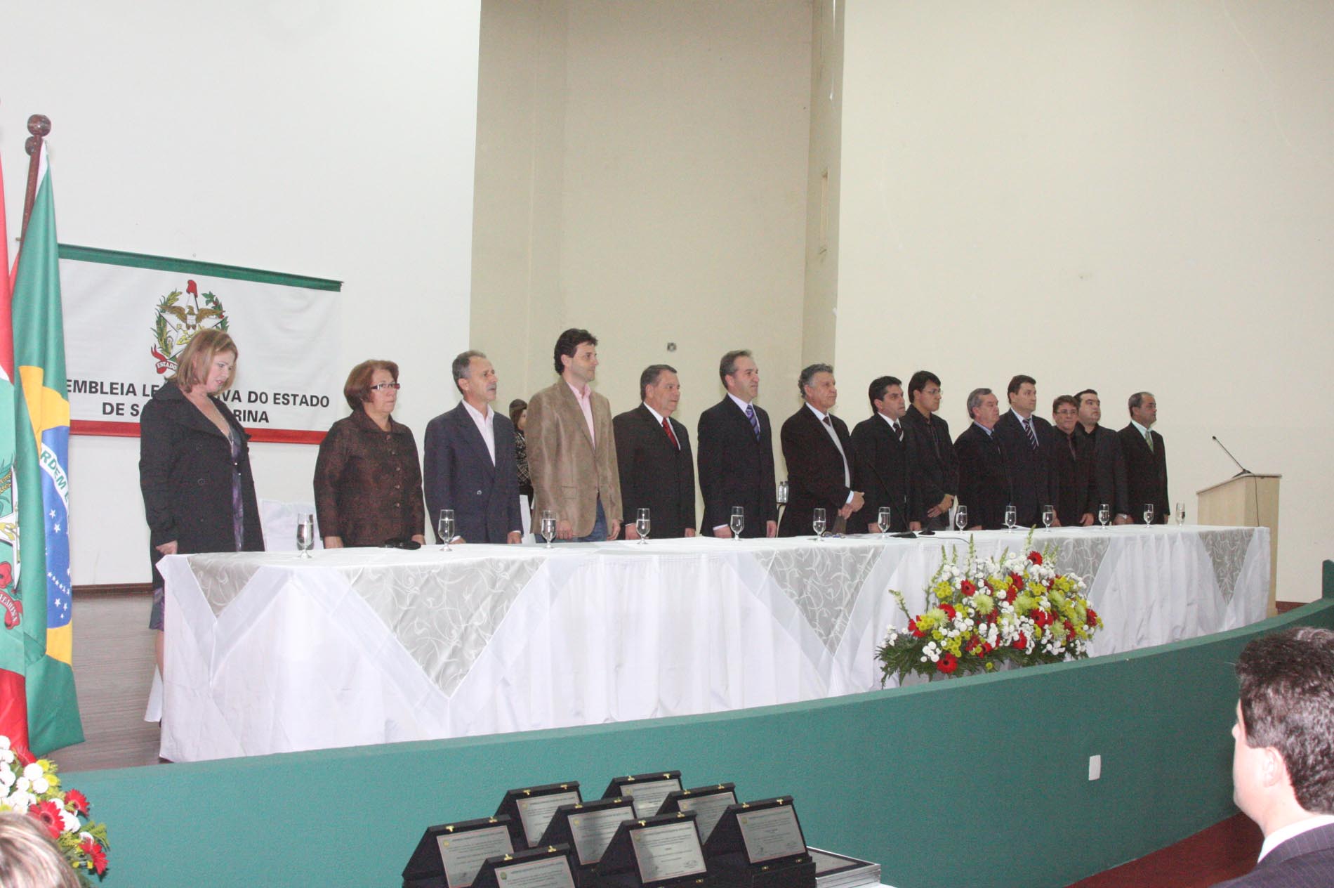 Sessão Solene em homenagem aos 150 anos de Emancipação do Município de Tijucas - Local:  Tijucas/SC.