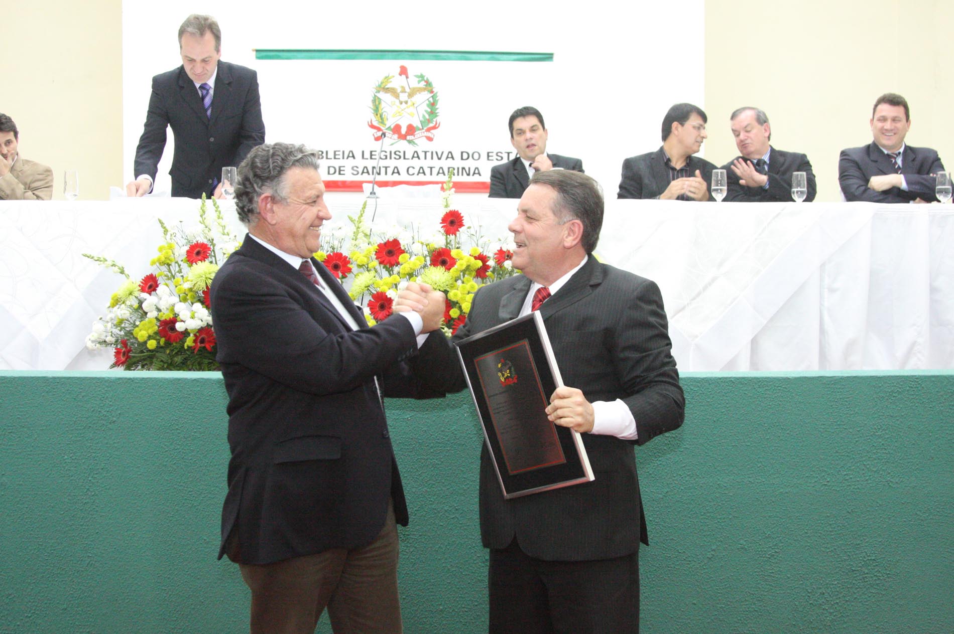 Sessão Solene em homenagem aos 150 anos de Emancipação do Município de Tijucas - Local:  Tijucas/SC.