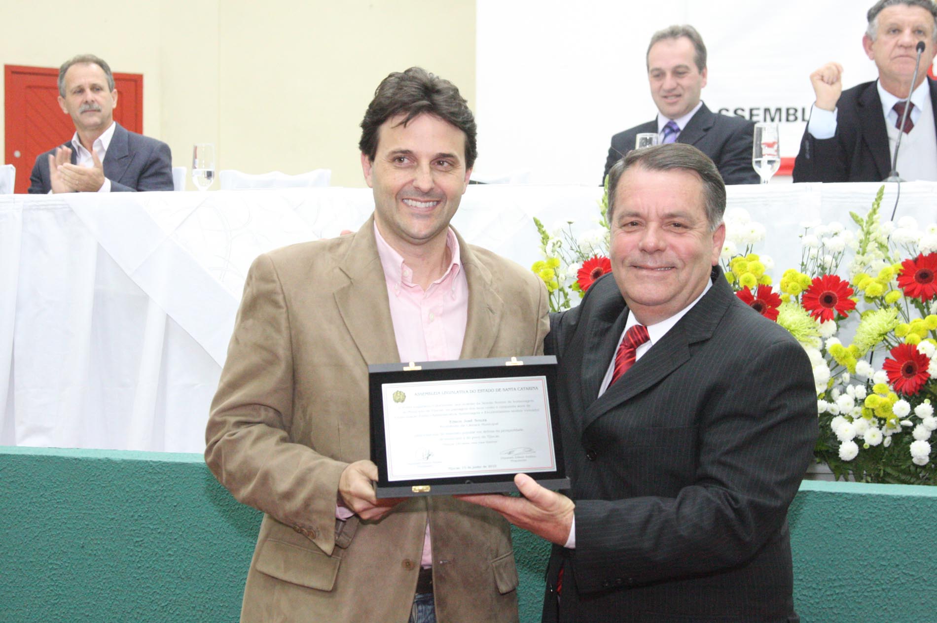 Sessão Solene em homenagem aos 150 anos de Emancipação do Município de Tijucas - Local:  Tijucas/SC.