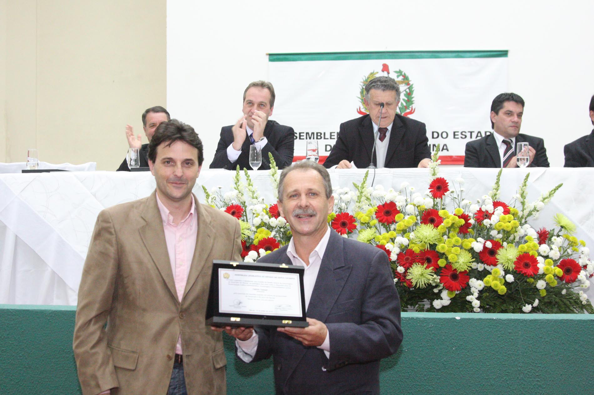 Sessão Solene em homenagem aos 150 anos de Emancipação do Município de Tijucas - Local:  Tijucas/SC.