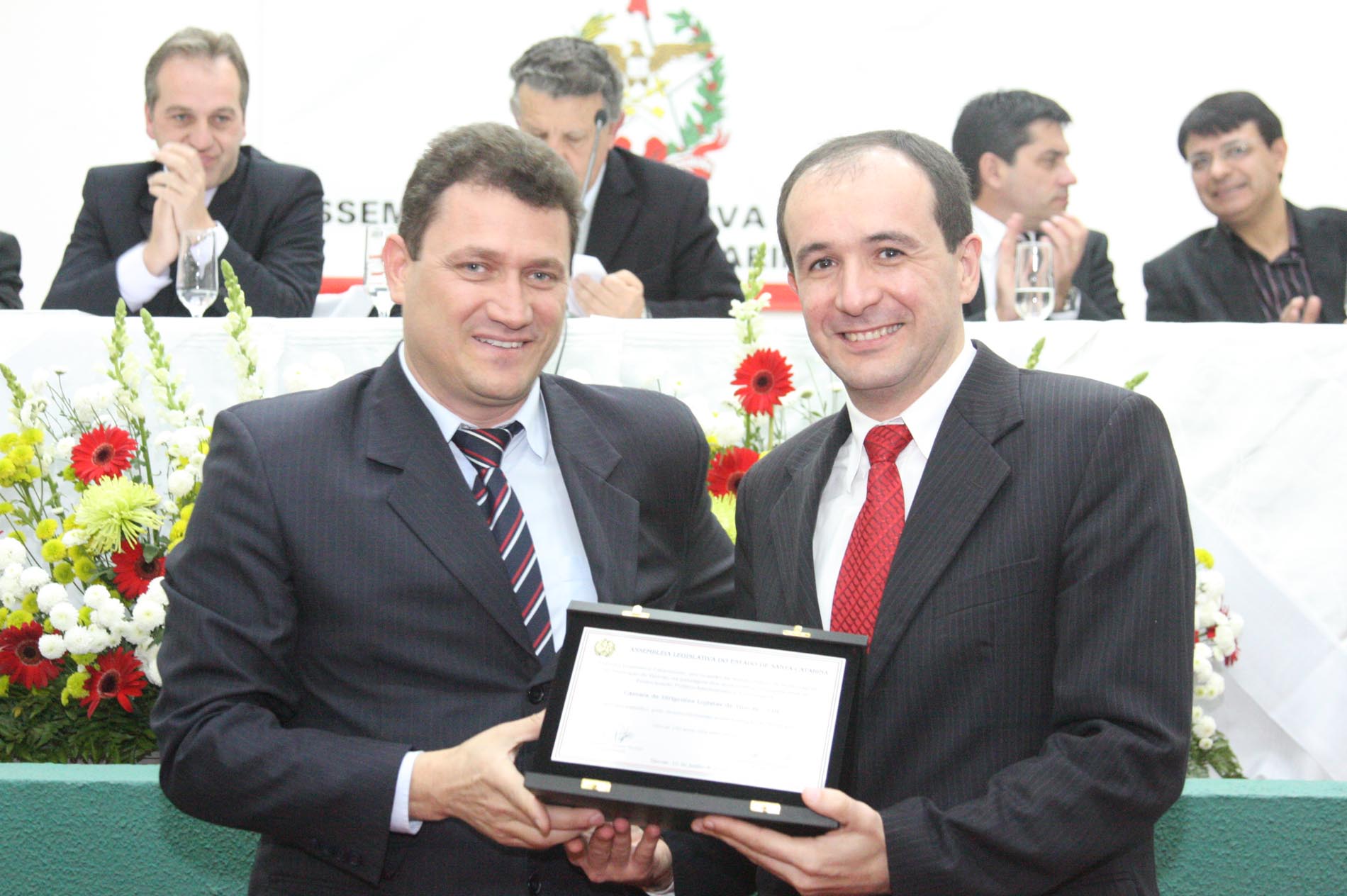 Sessão Solene em homenagem aos 150 anos de Emancipação do Município de Tijucas - Local:  Tijucas/SC.