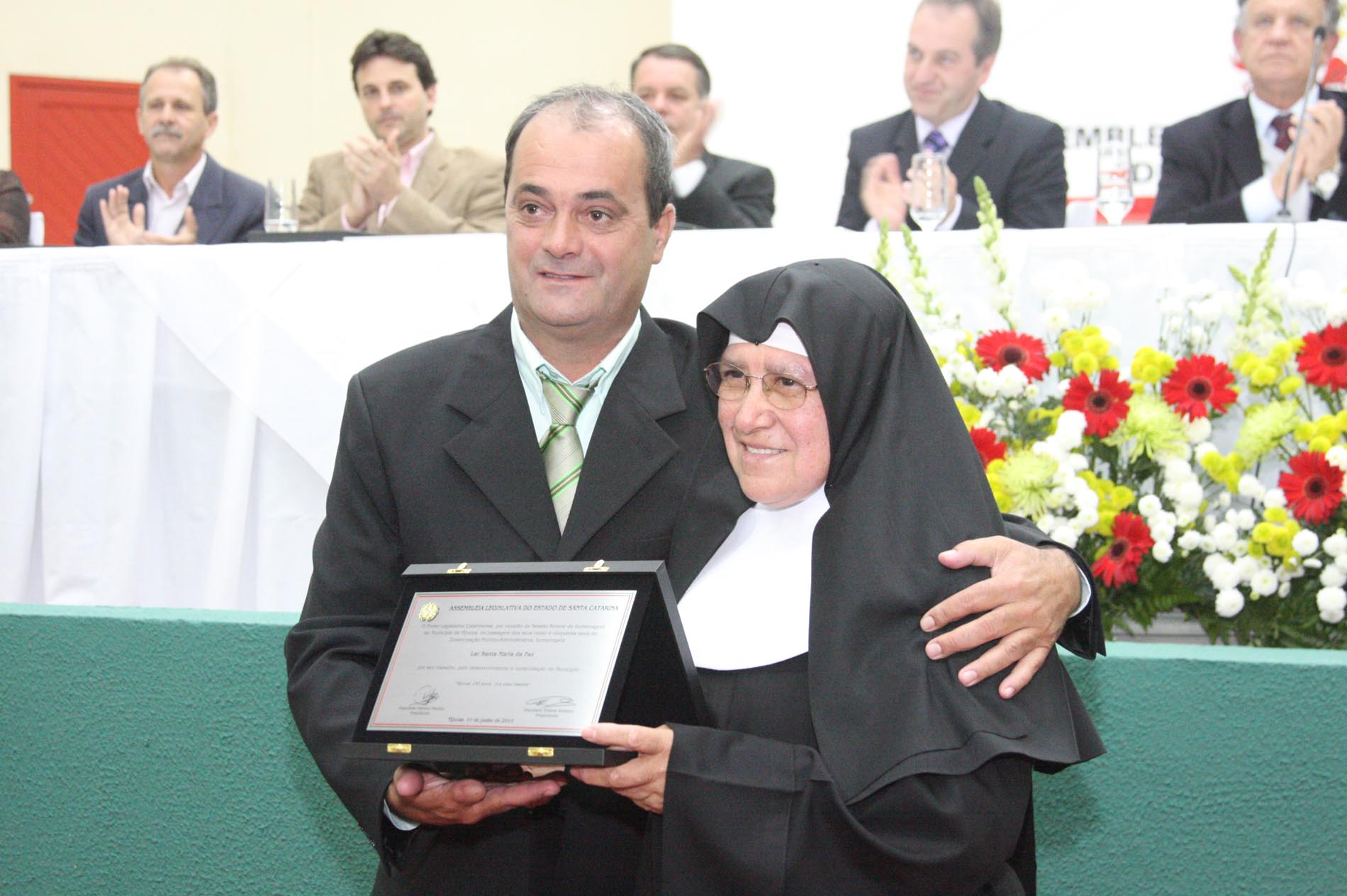 Sessão Solene em homenagem aos 150 anos de Emancipação do Município de Tijucas - Local:  Tijucas/SC.