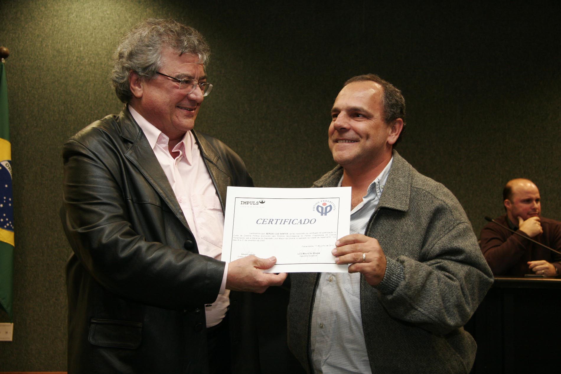 Solenidade de entrega dos certificados do Curso de Oratória