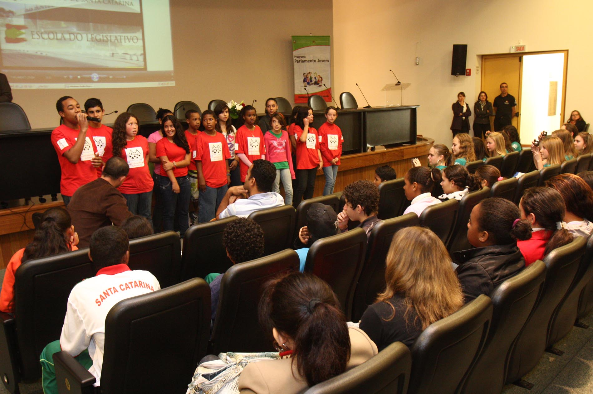 Abertura Oficial da 10ª edição do Programa Parlamento Jovem - Promoção: Escola do Legislativo