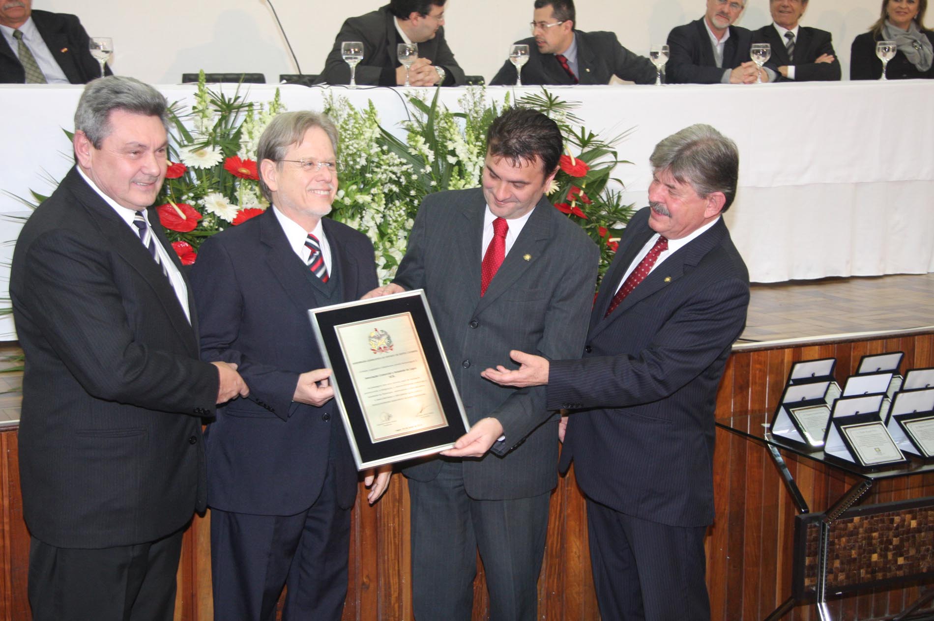 Sessão Solene em homenagem à Associação Comercial e Industrial de Lages - ACIL pela passagem dos seus 70 anos de fundação - Local: Av. Belizário Ramos