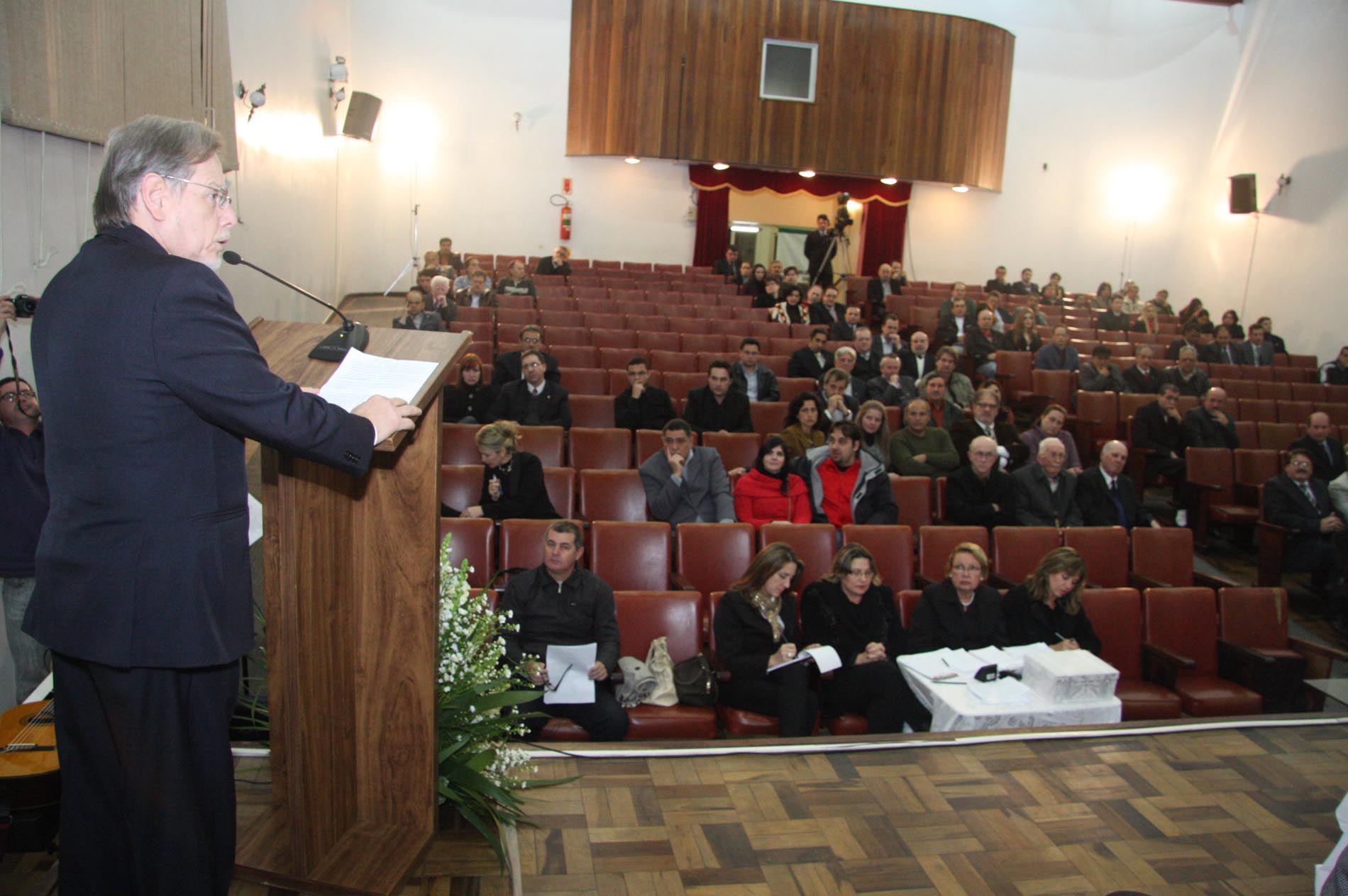 Sessão Solene em homenagem à Associação Comercial e Industrial de Lages - ACIL pela passagem dos seus 70 anos de fundação - Local: Av. Belizário Ramos