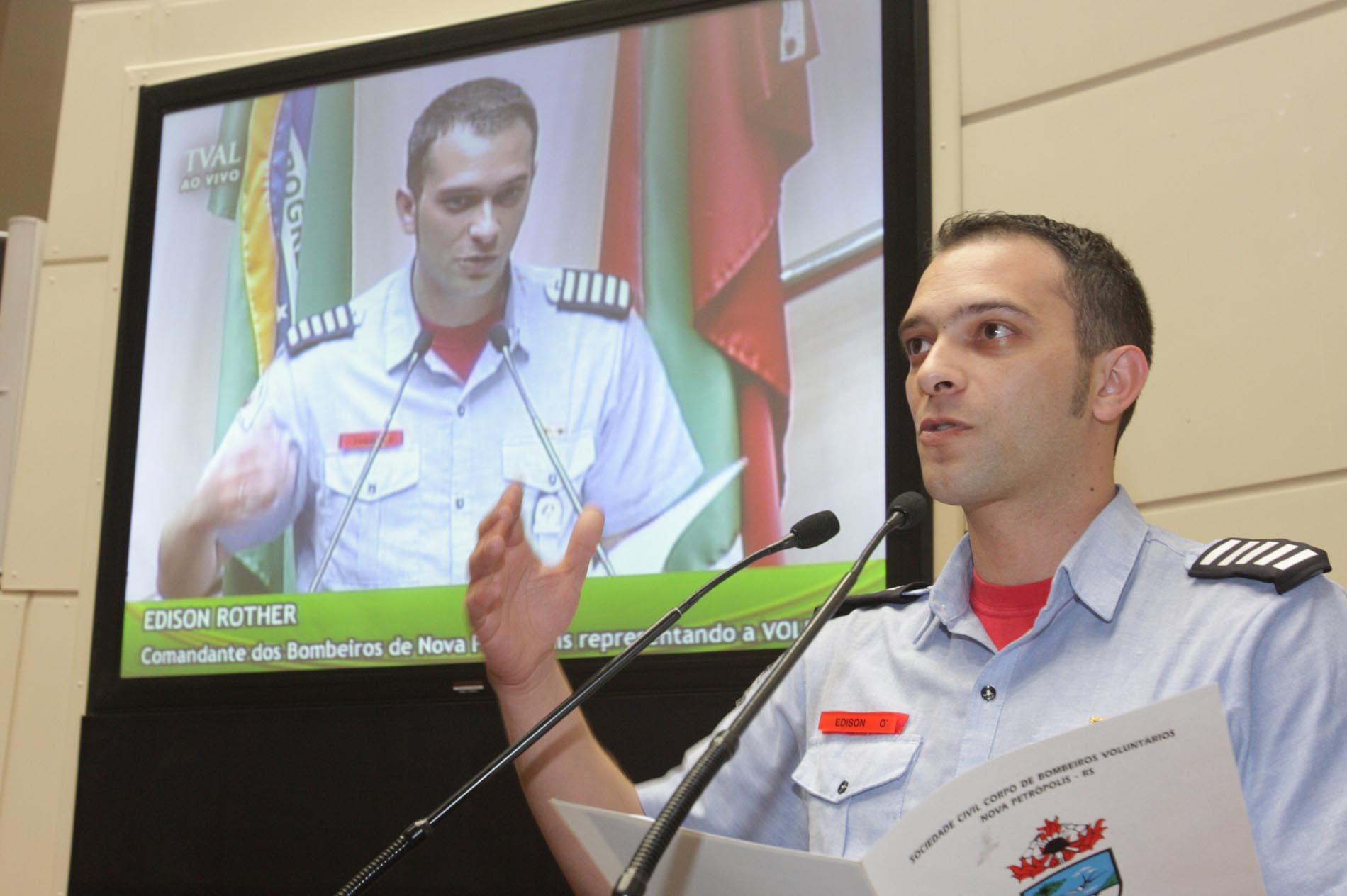 Sessão Especial em homenagem ao Corpo de Bombeiros Voluntários de Santa Catarina