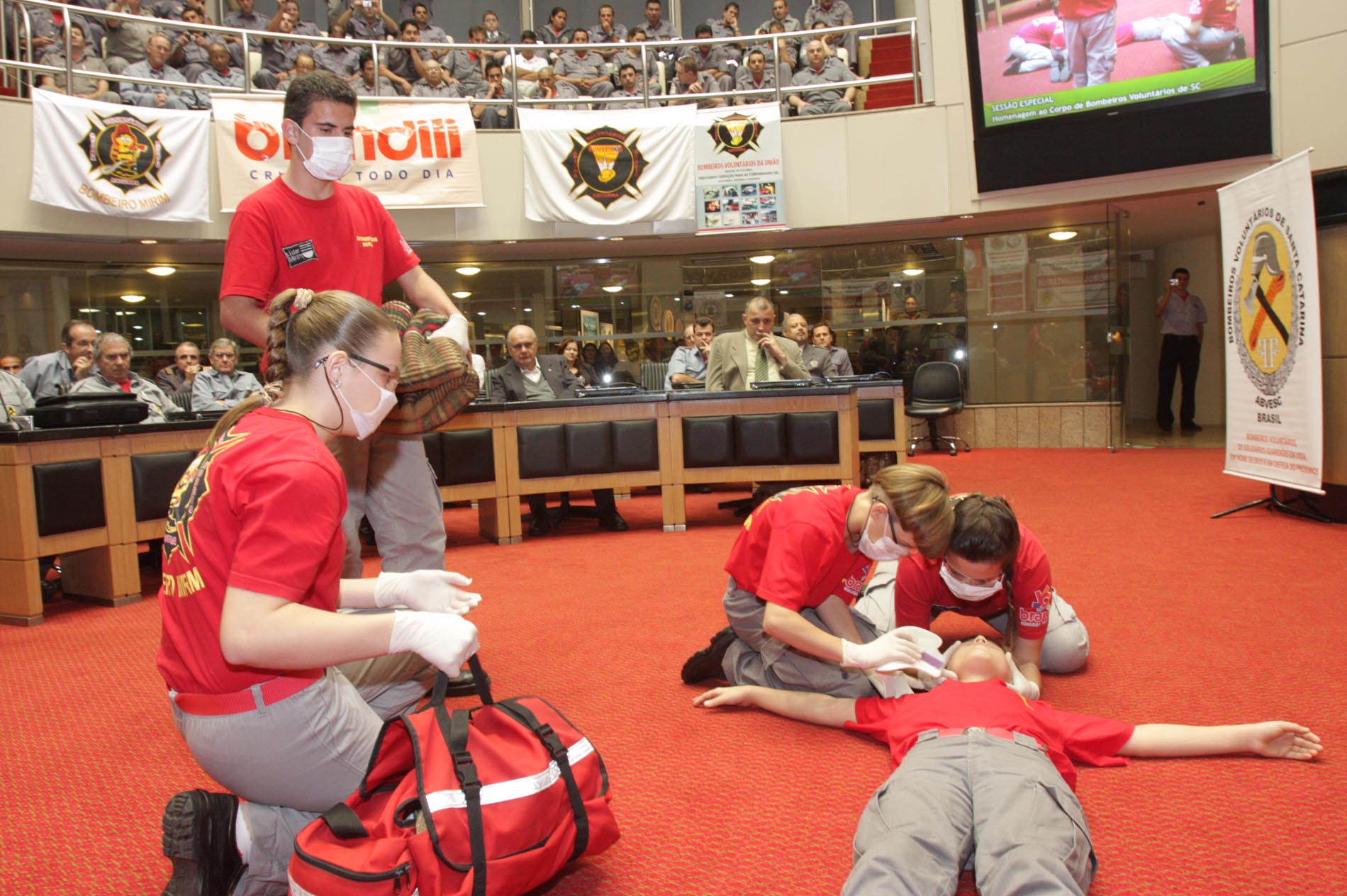 Sessão Especial em homenagem ao Corpo de Bombeiros Voluntários de Santa Catarina