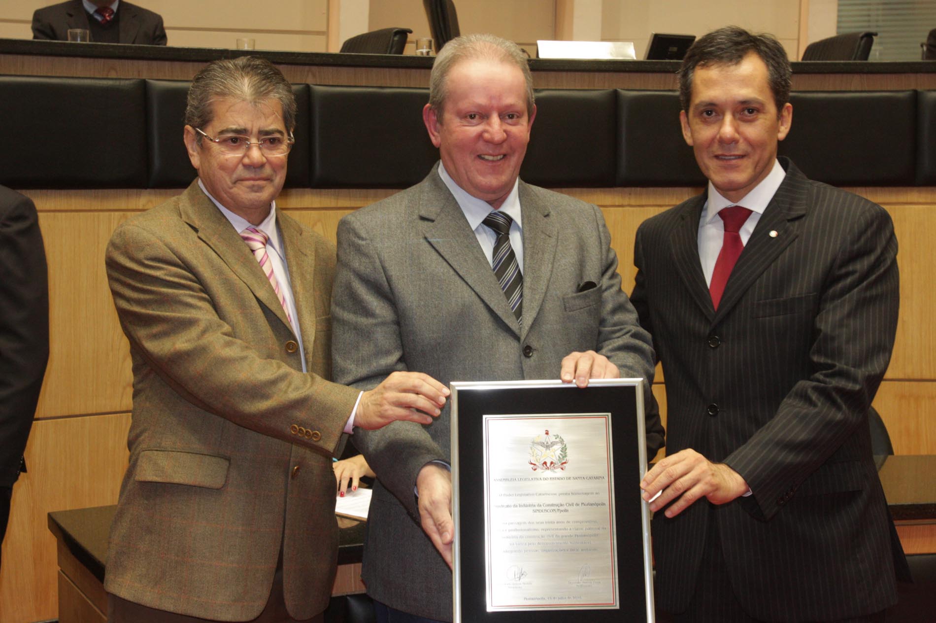 Homenagem ao SINDUSCON