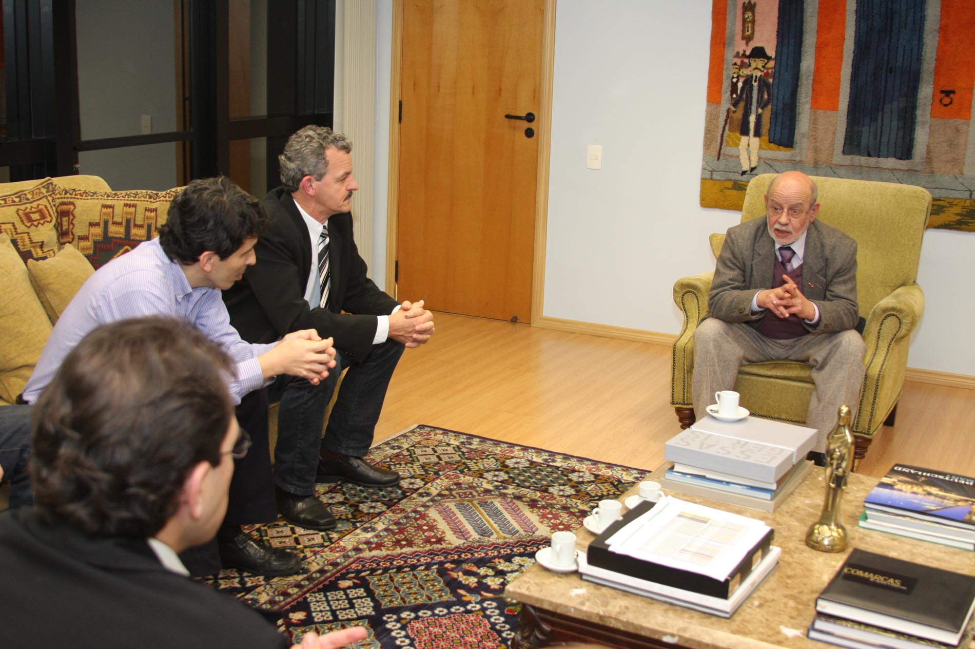 Dep Dirceu Dresch (PT) e Presidente do TJ