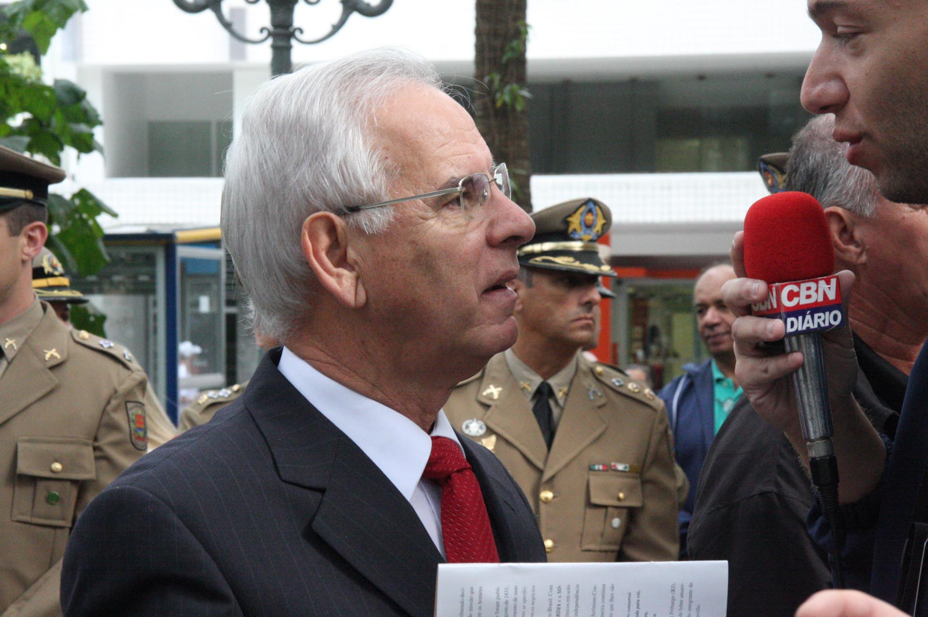 Homenagem a Jerônimo Coelho - Local: Praça XV de Novembro