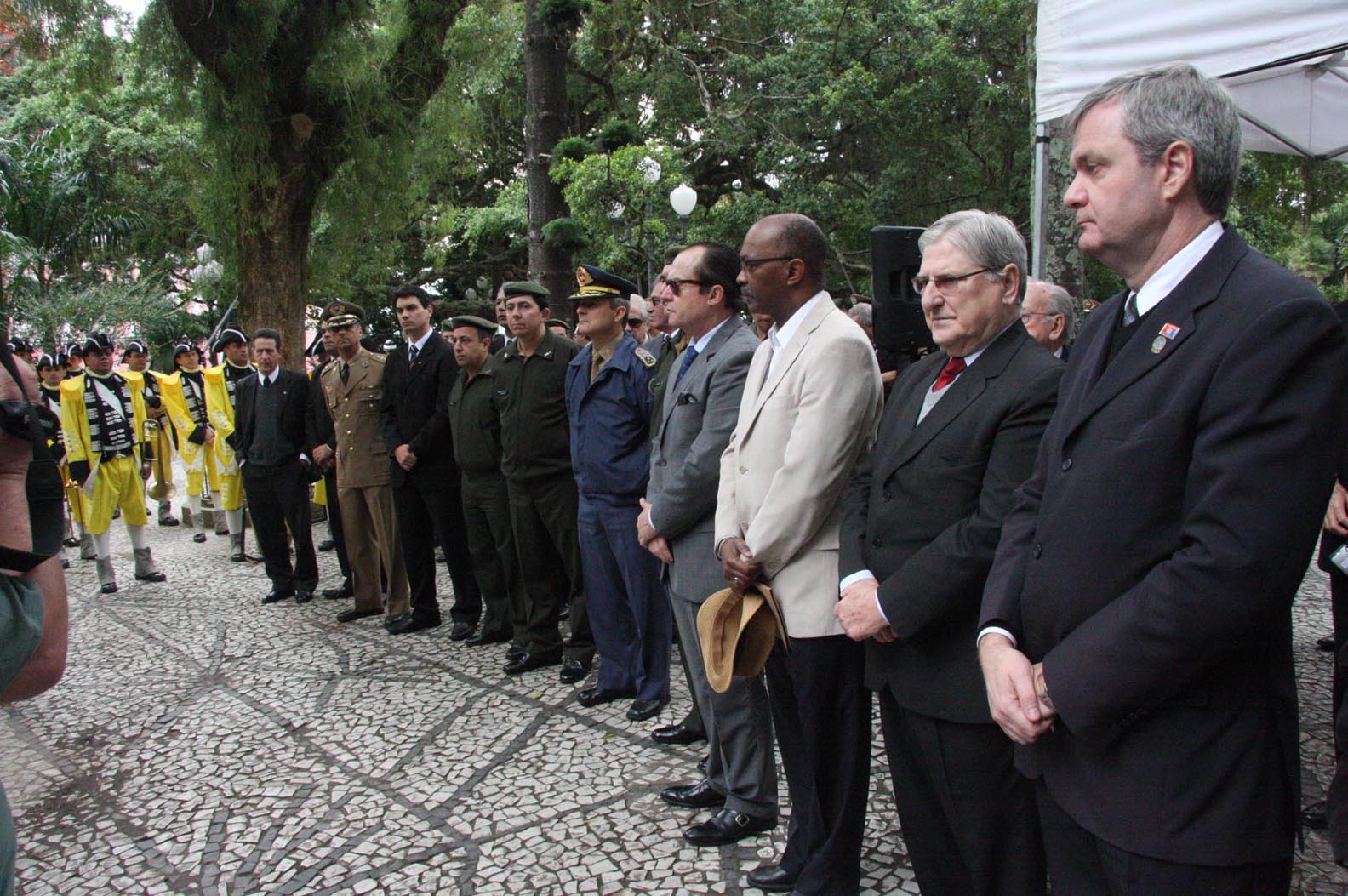 Homenagem a Jerônimo Coelho - Local: Praça XV de Novembro