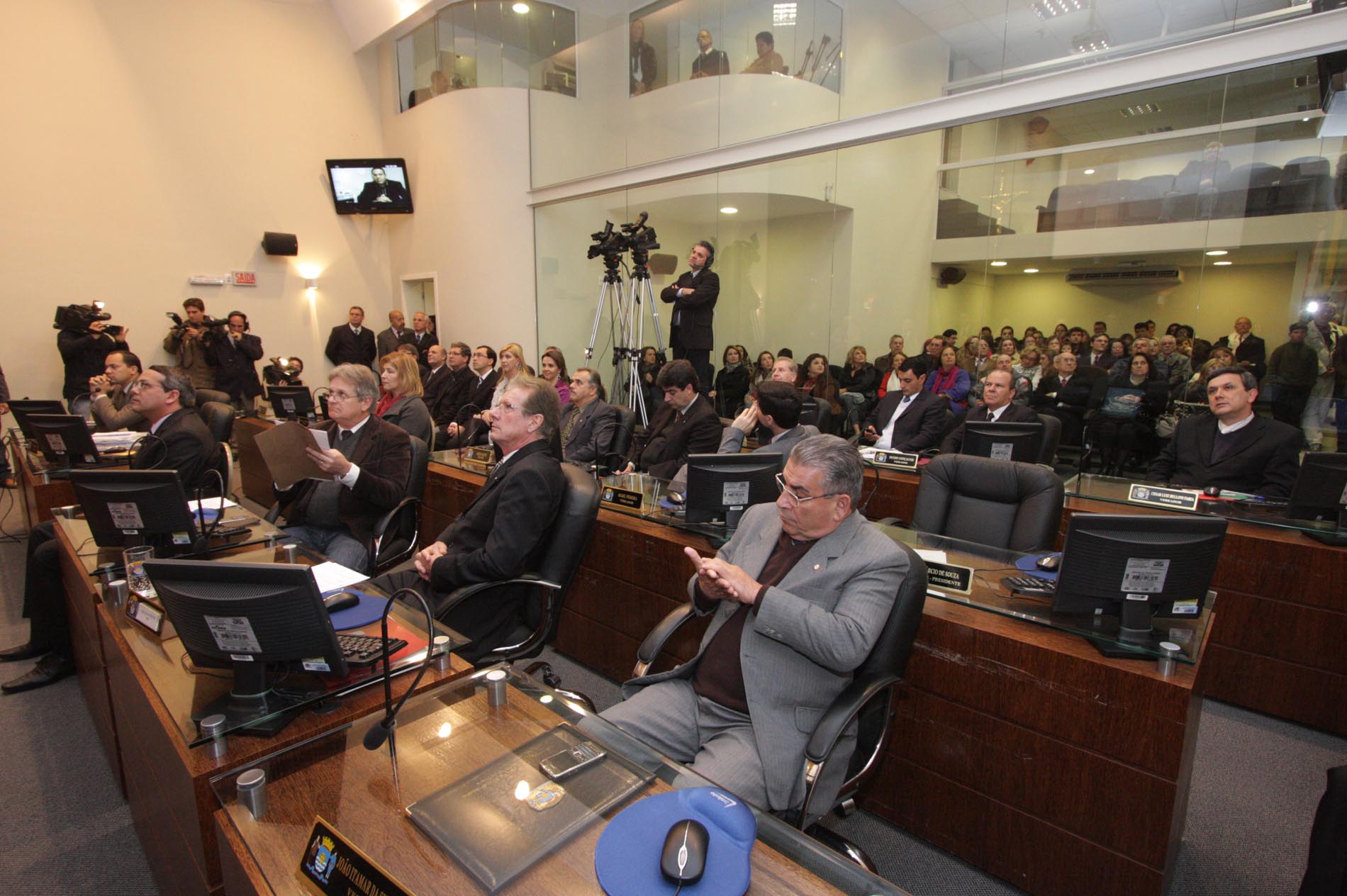Homenagem da Camera a profissionais da imprensa.