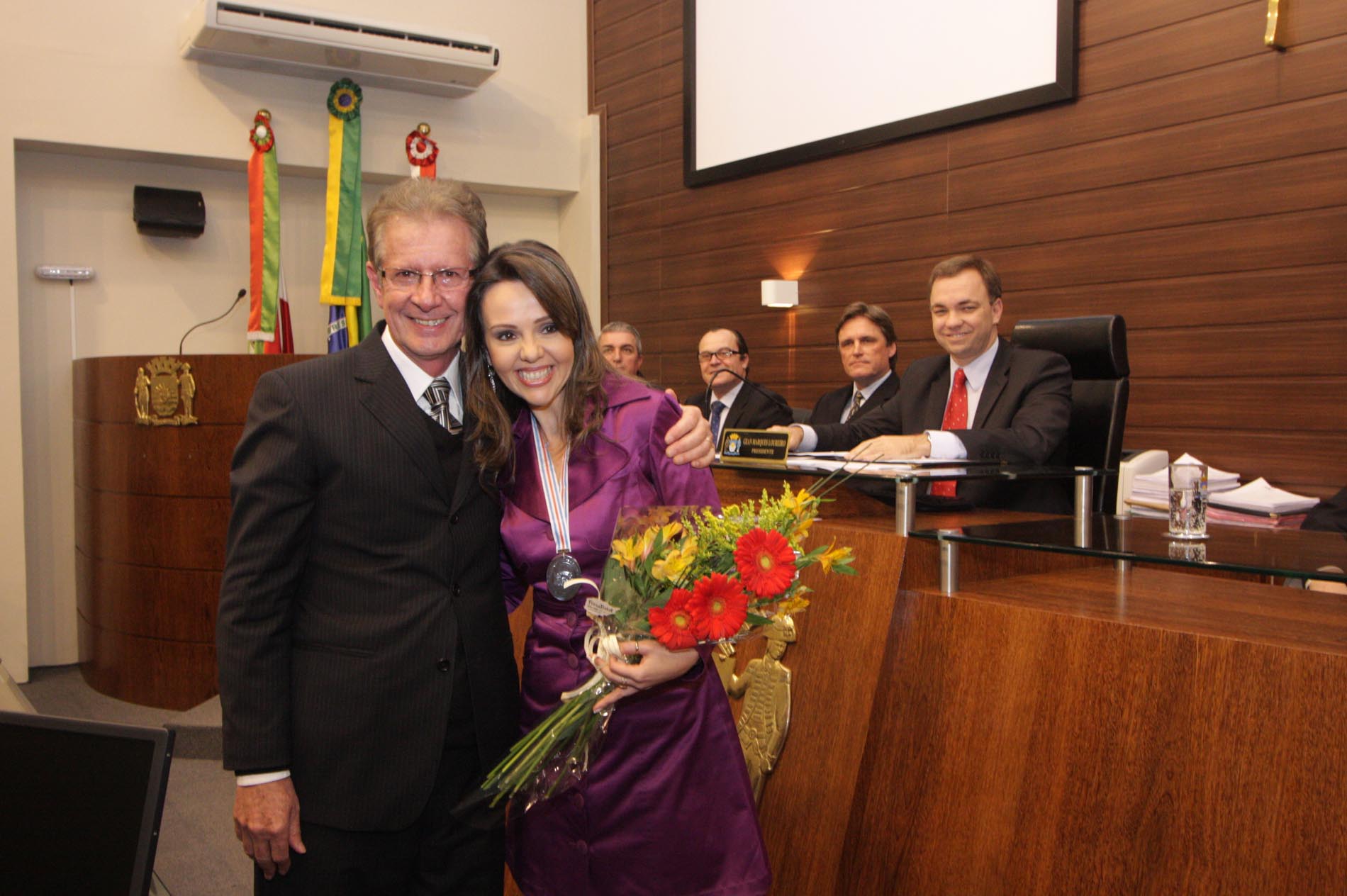 Homenagem da Camera a profissionais da imprensa.