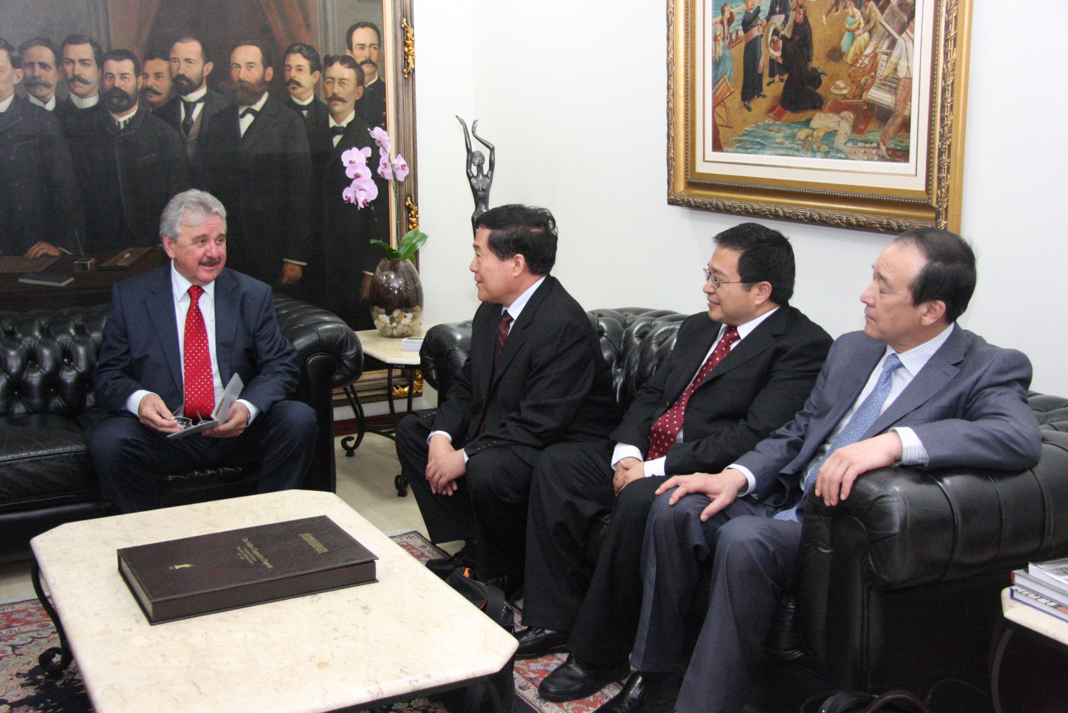 Visita da Comitiva Chinesa na Presidência