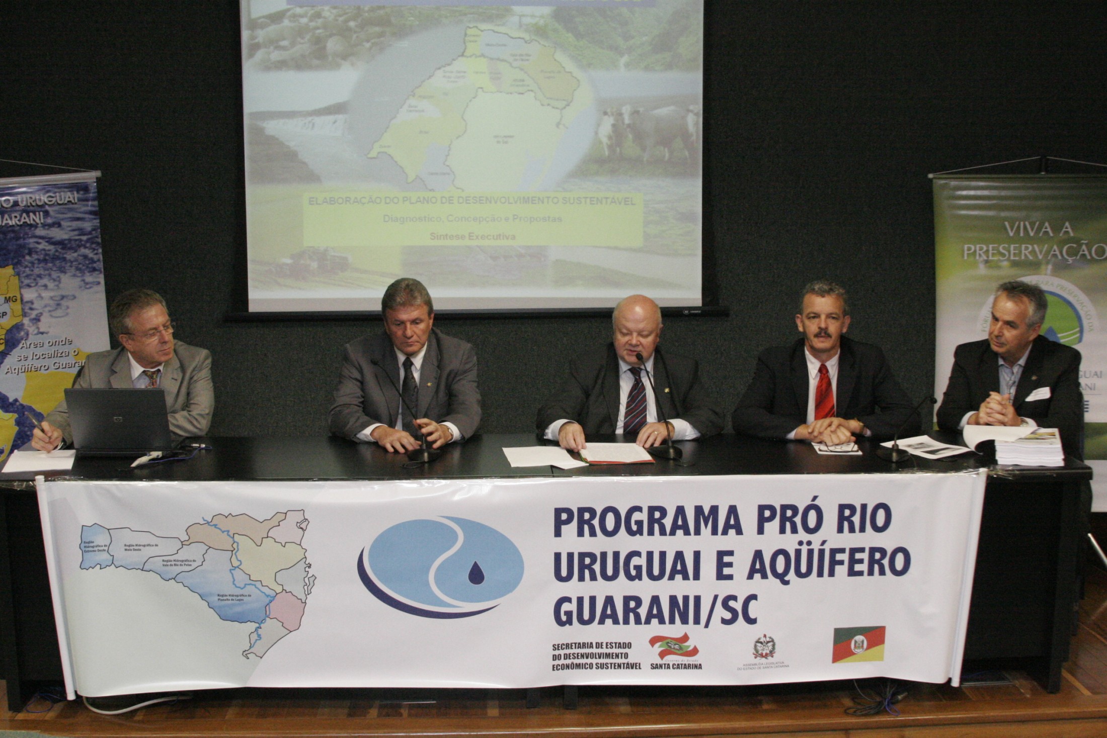 Seminário referente à apresentação da conclusão do diagnóstico realizado na Bacia do Rio Uruguai e Aquifero Guarani