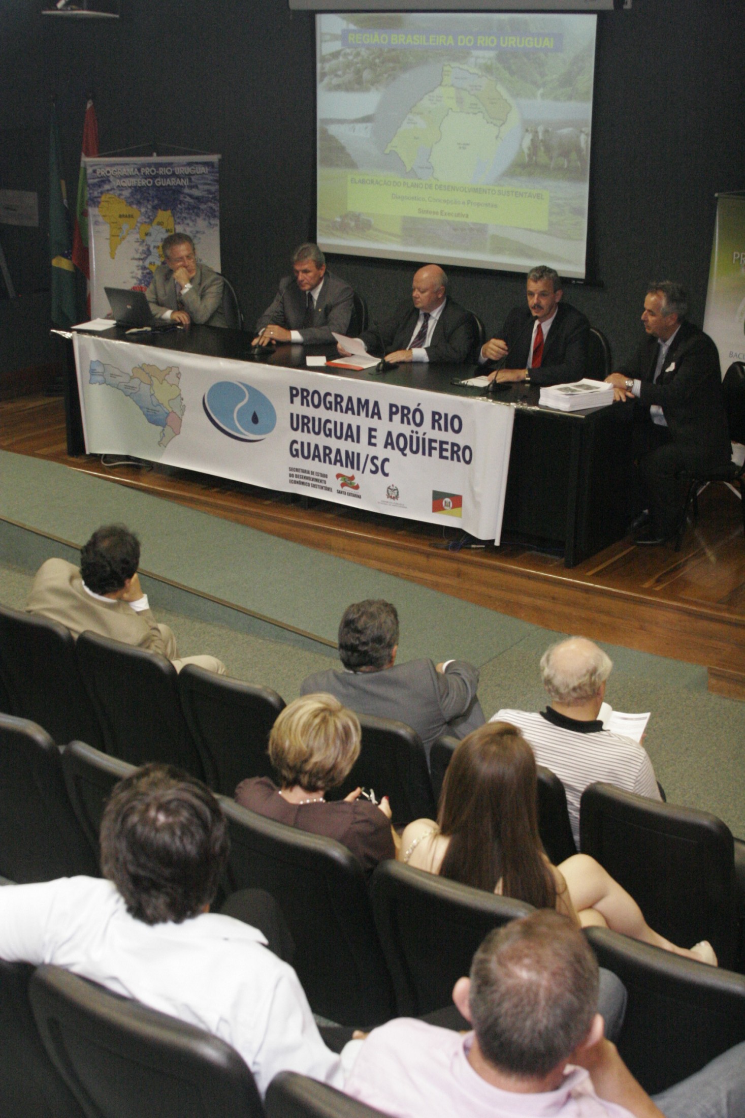 Seminário referente à apresentação da conclusão do diagnóstico realizado na Bacia do Rio Uruguai e Aquifero Guarani