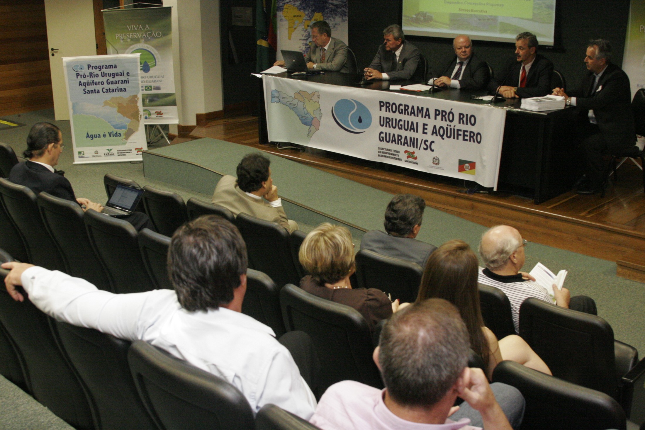 Seminário referente à apresentação da conclusão do diagnóstico realizado na Bacia do Rio Uruguai e Aquifero Guarani