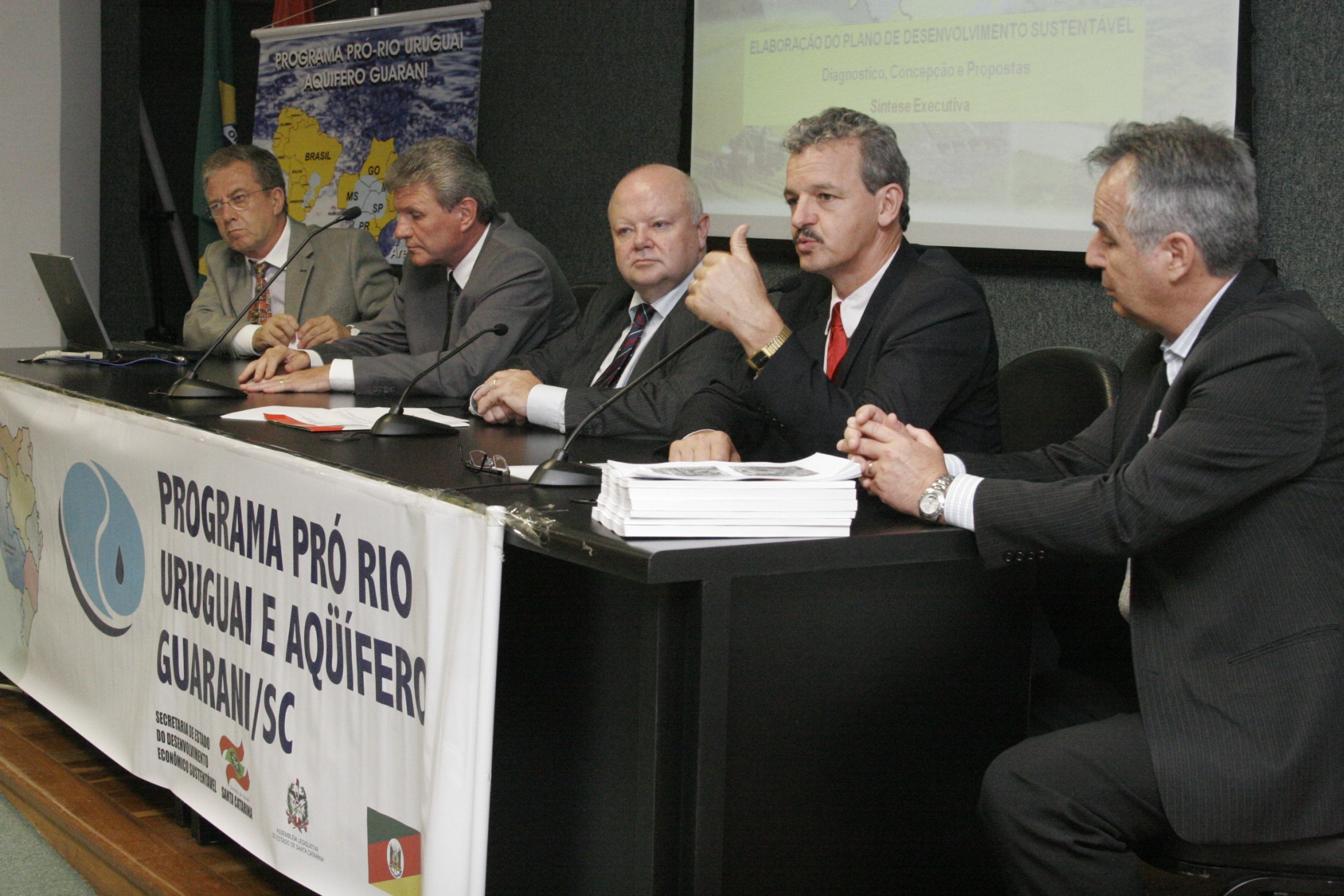 Seminário referente à apresentação da conclusão do diagnóstico realizado na Bacia do Rio Uruguai e Aquifero Guarani