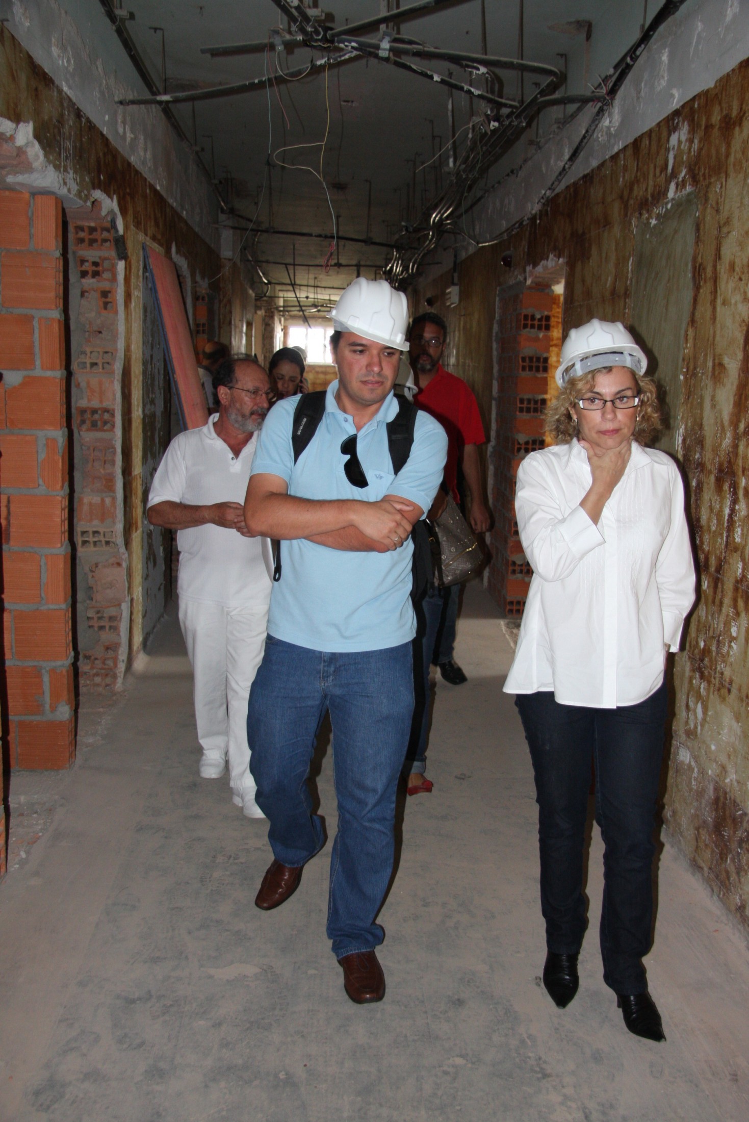 Comissão de Saúde - Visita às instalações e obras em andamento no Hospital Florianópolis