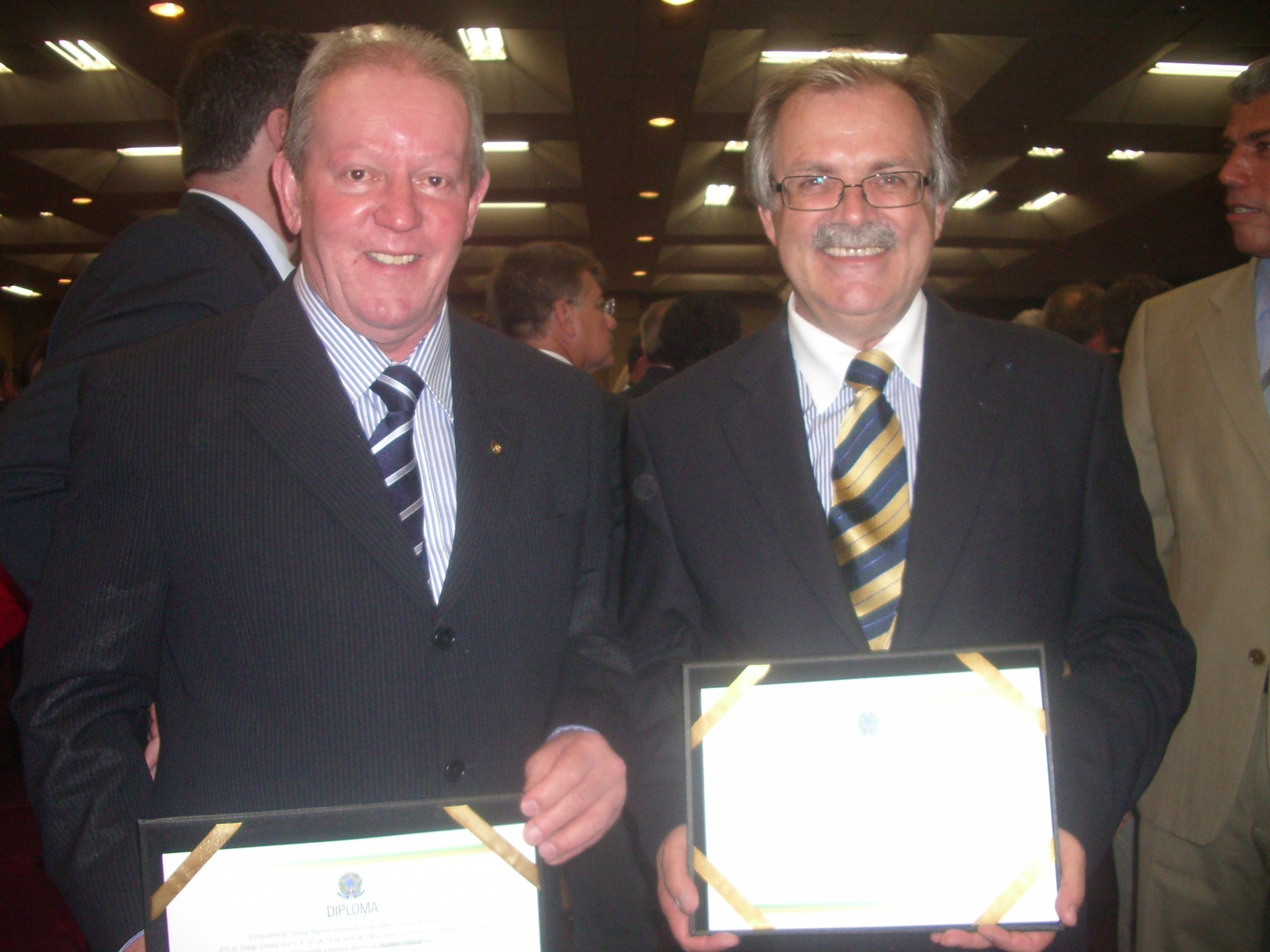 Deputado Marcos Vieira e  Dalírio Beber