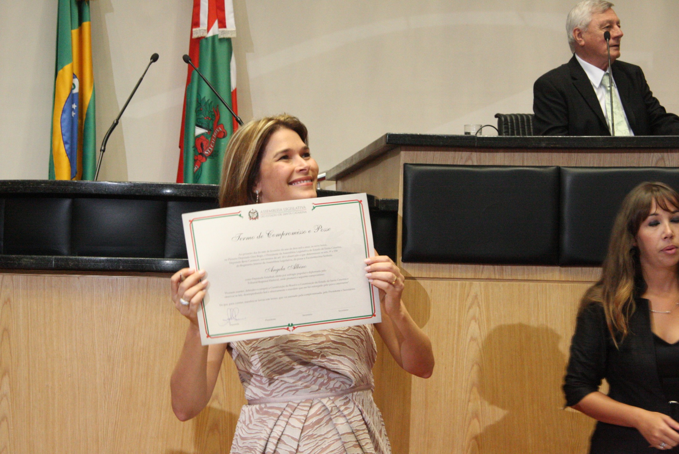 Deputada Angela Albino (PCdoB)