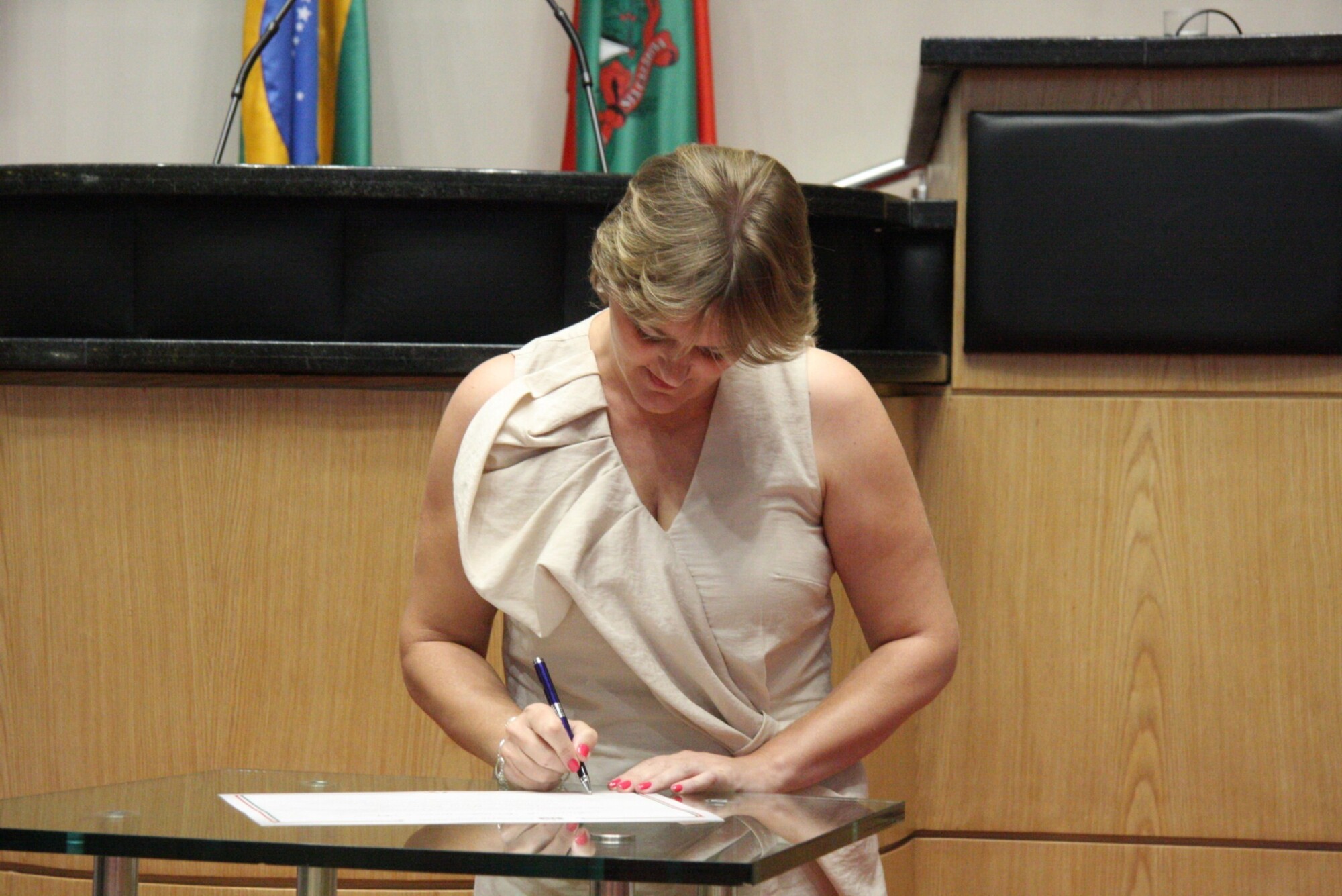 Dos Gabinetes – Luciane Carminatti articula primeiras ações de mandato