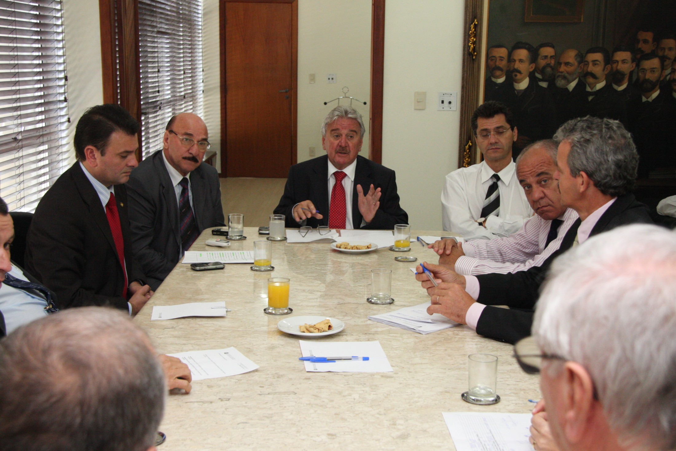 Reunião de líderes na Presidência