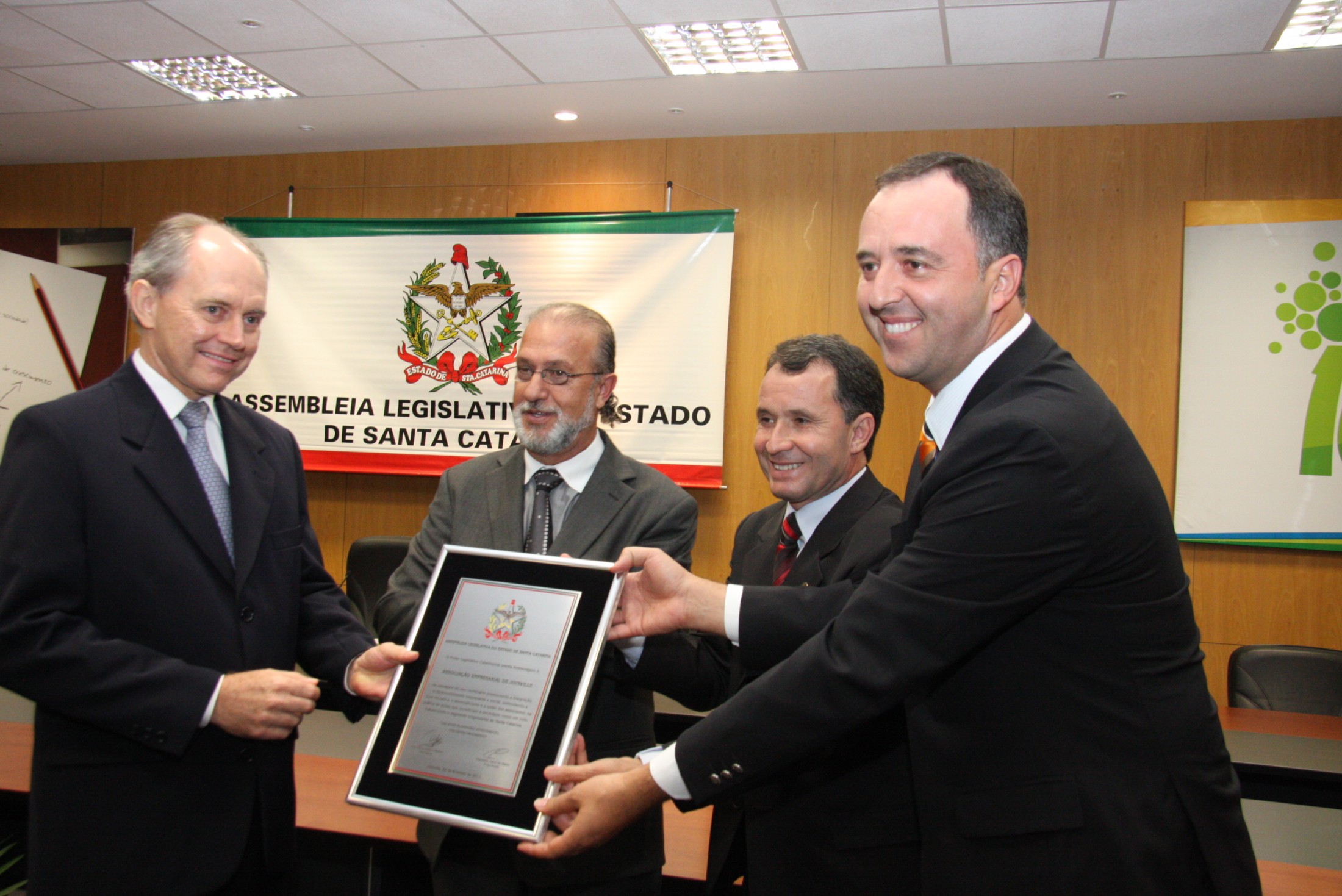 Sessão solene comemora centenário da Associação Empresarial de Joinville