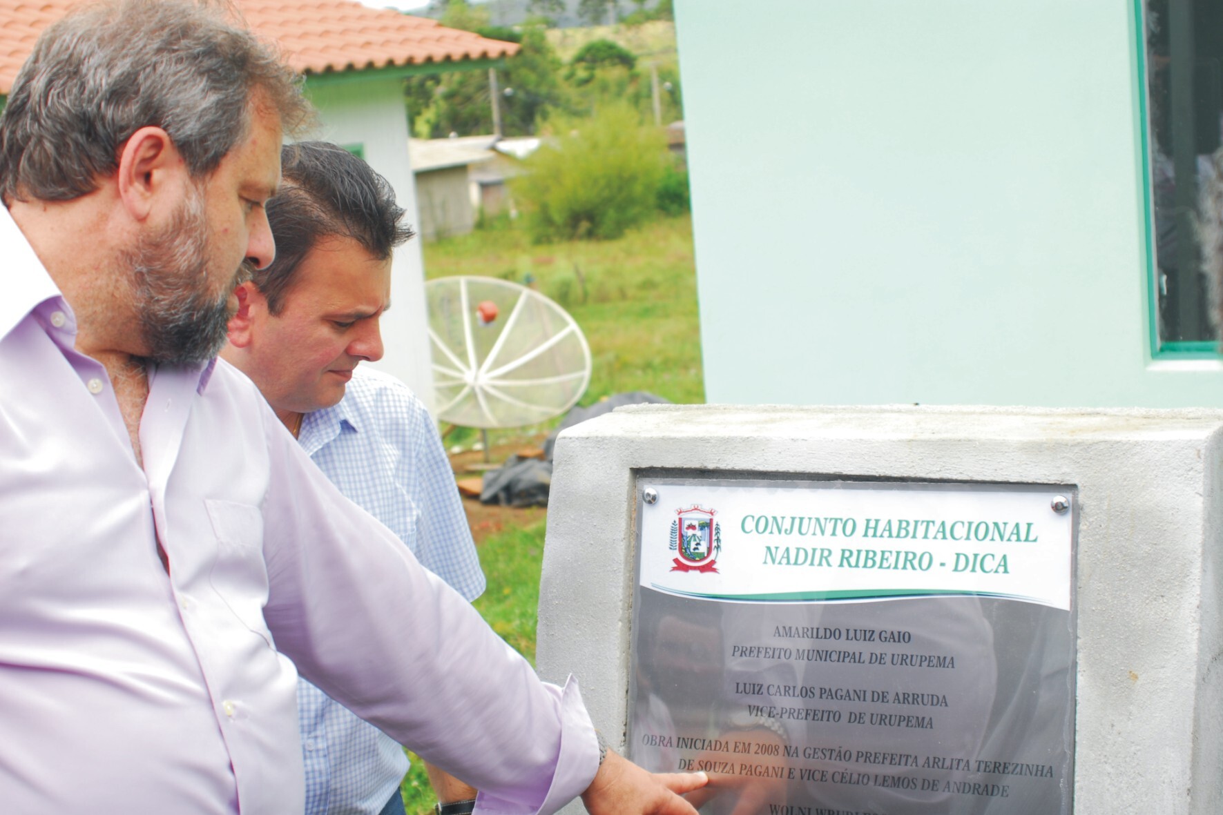 Deputado Elizeu Mattos participa de inauguração de obras em Urupema