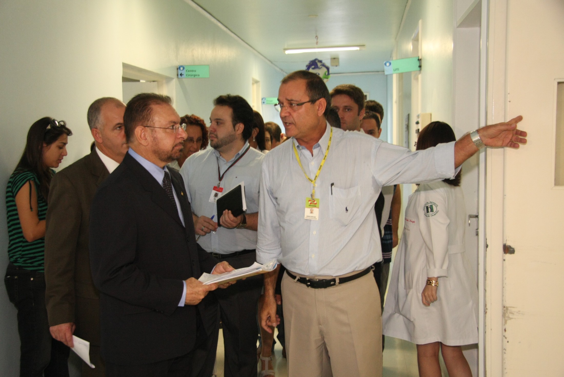 Visita ao Hospital Infantil Joana de Gusmão