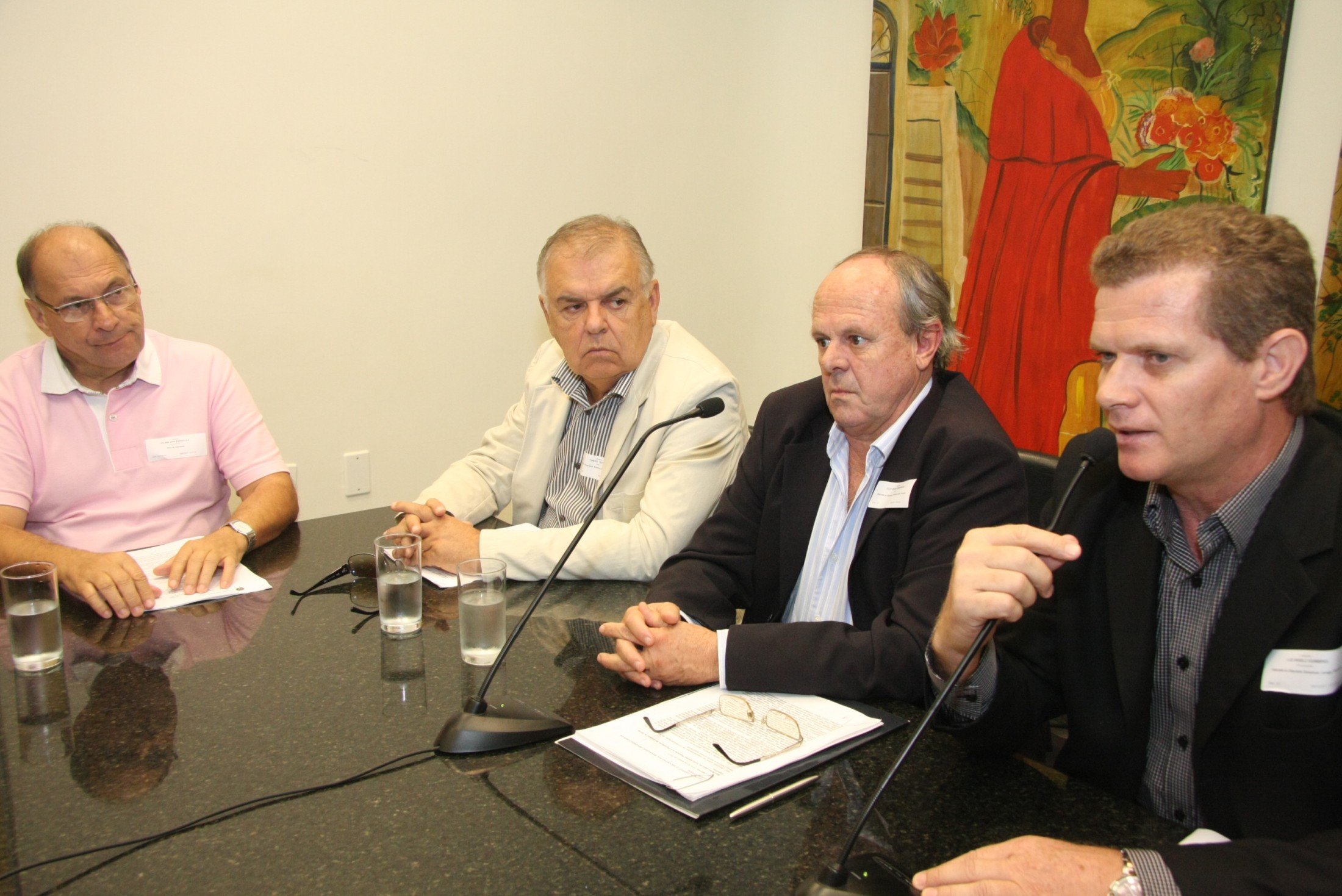 Entrevista coletiva com o Sindicato dos Combustíveis e Parlamentares
