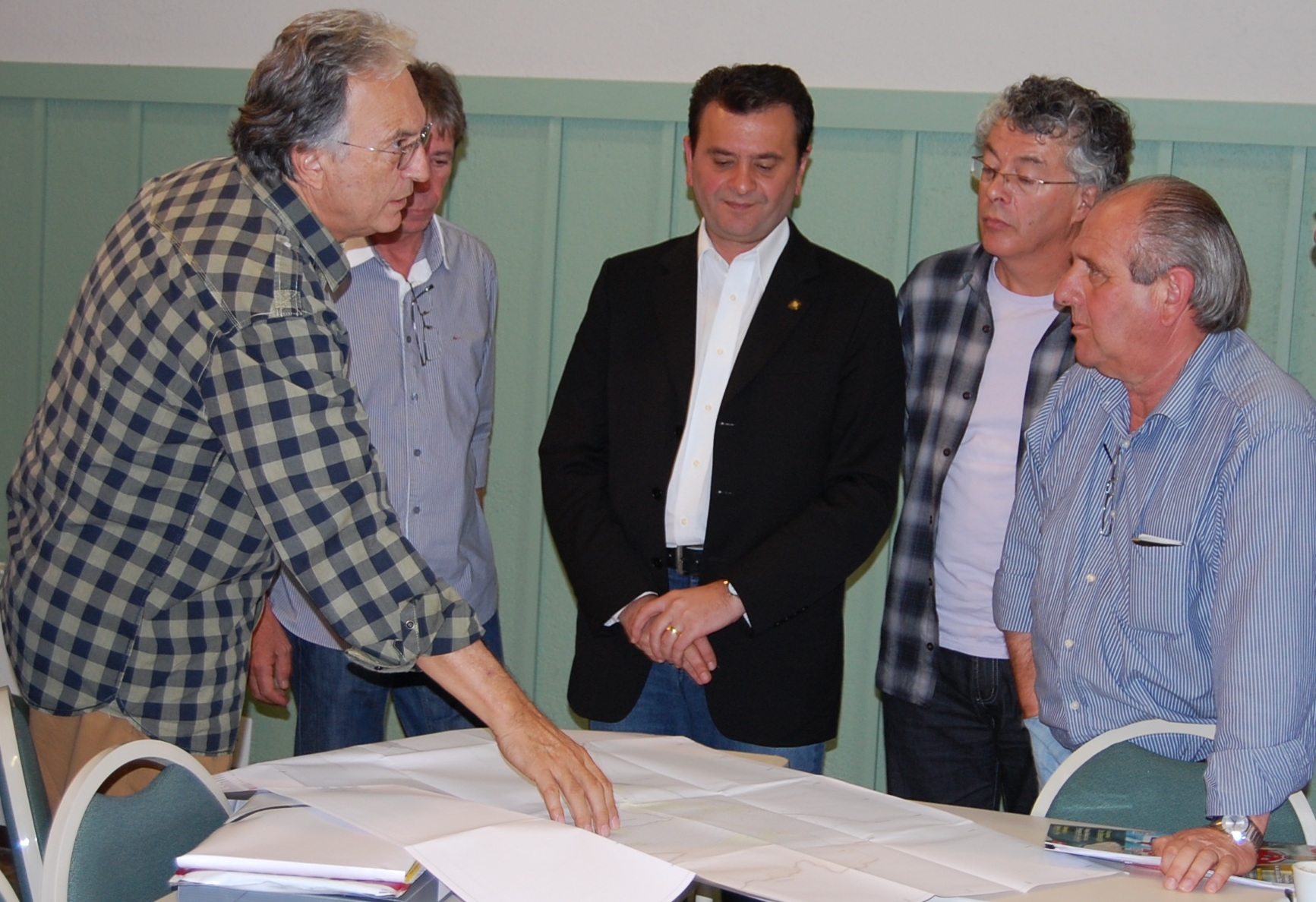Elizeu Mattos, na reunião em Bom Jardim Da Serra.