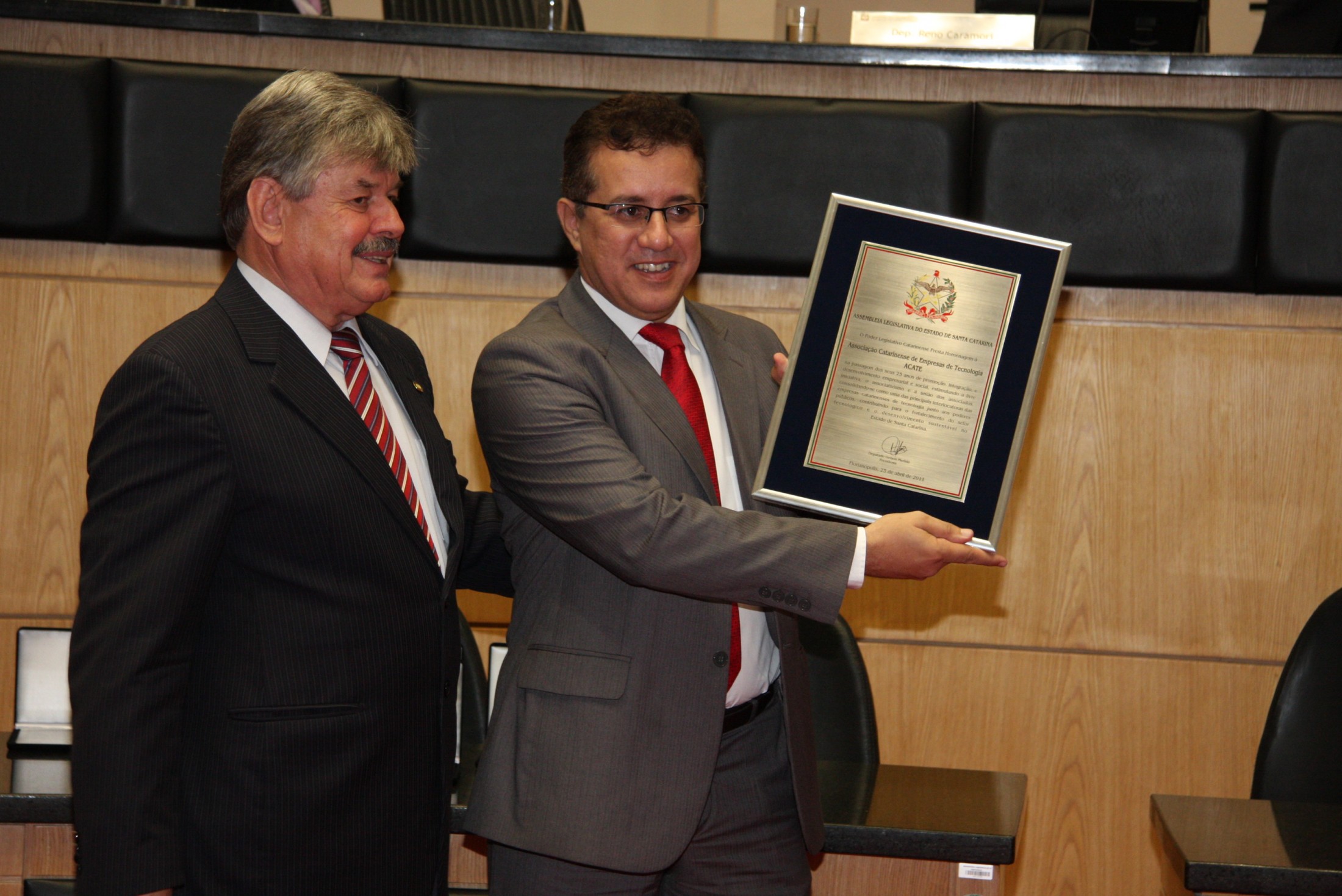 Sessão Especial em homenagem a Associação Catarinense de Empresas Tecnológicas