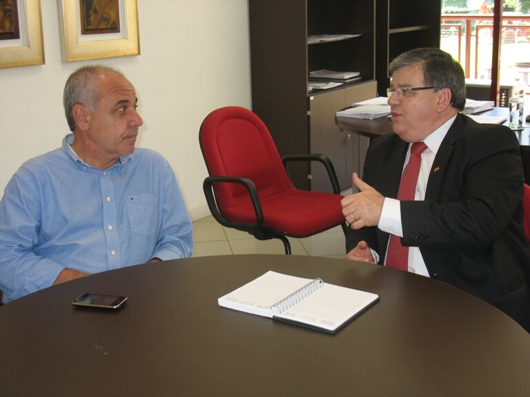 Dos Gabinetes: Deputado Dado Cherem visita Presidente da SC Parcerias