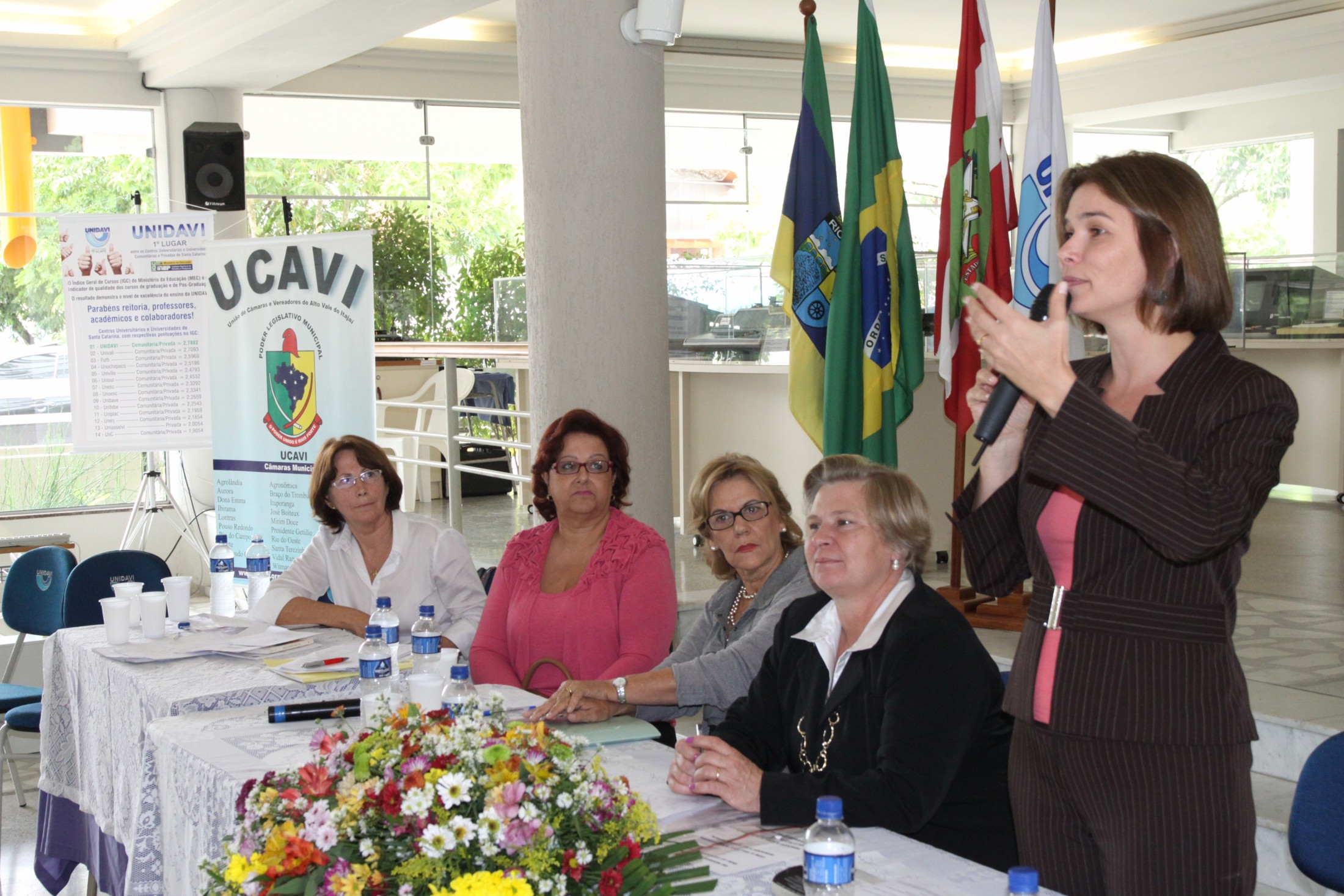Mulheres Parlamentares debatem em Rio do Sul