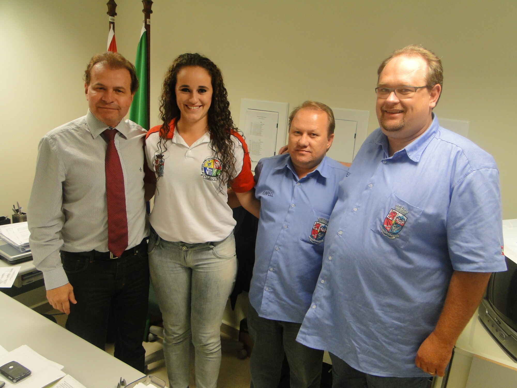 Dos Gabinetes- Deputado recebe agradecimento de atleta catarinense
