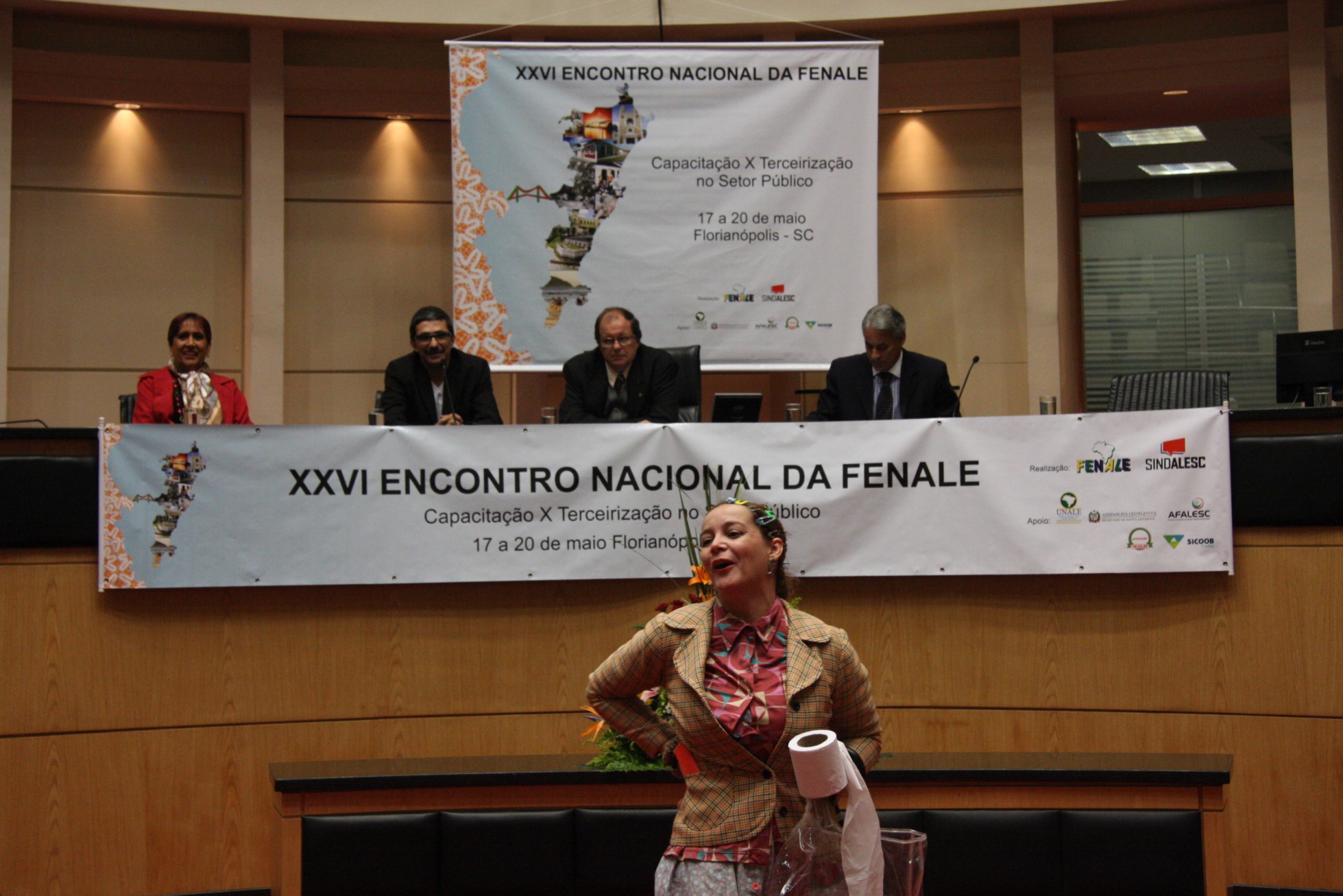 Solenidade de Abertura do XXVI Encontro Nacional da FENALE - Federação Nacional dos Servidores dos Poderes Legislativos Federal