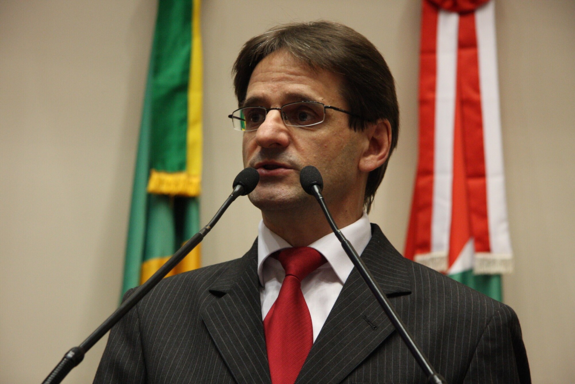 Dos Gabinetes-Saretta participa de evento do INCS durante a AVESUI 2011 e diz que suinocultor trabal